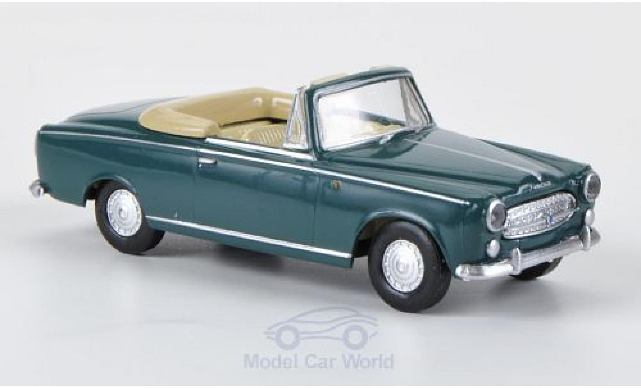Peugeot 403 1/87 Brekina groen modelauto