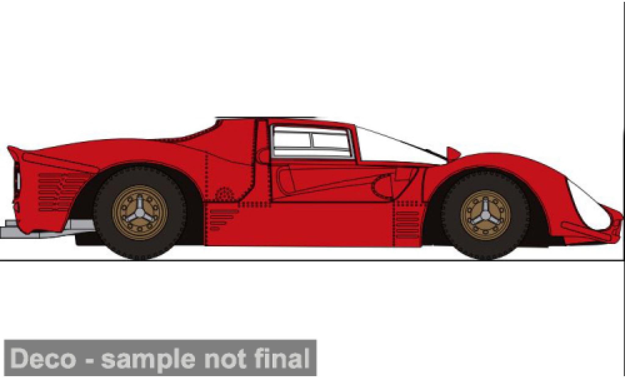 Ferrari 330 1/87 Brekina P3 Sedantta rood 1967 1:87 modelauto