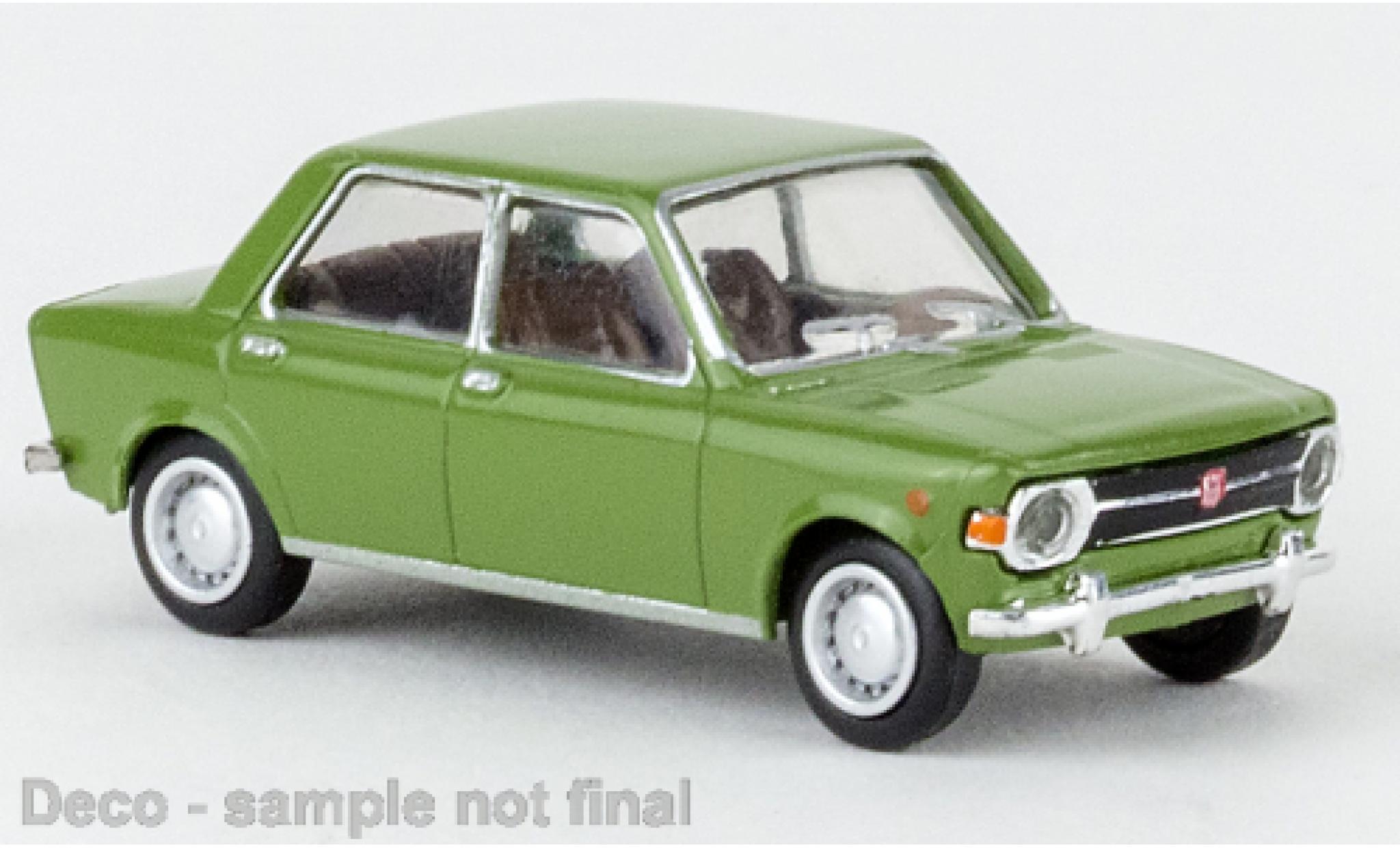 Fiat 128 1/87 Brekina groen 1969 modelauto