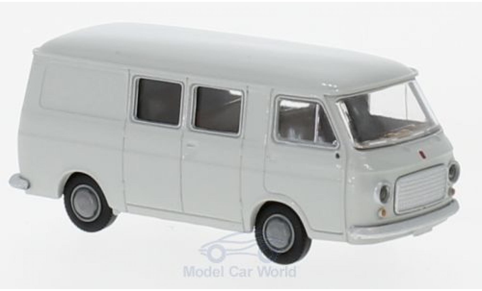 Fiat 238 1/87 Brekina Halbbus grijs modelauto
