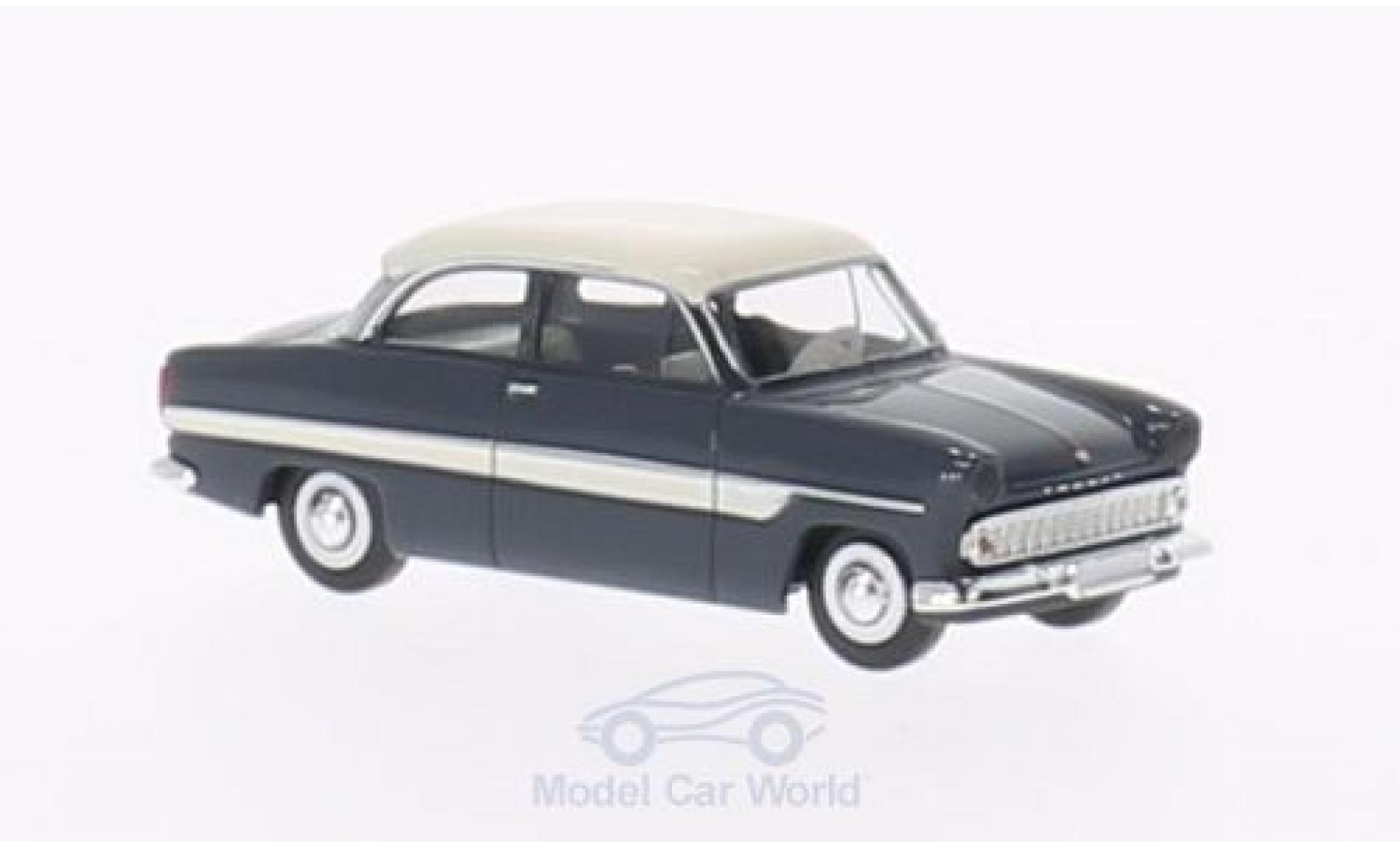 Ford 12M 1/87 Brekina 12m grijs/wit modelauto