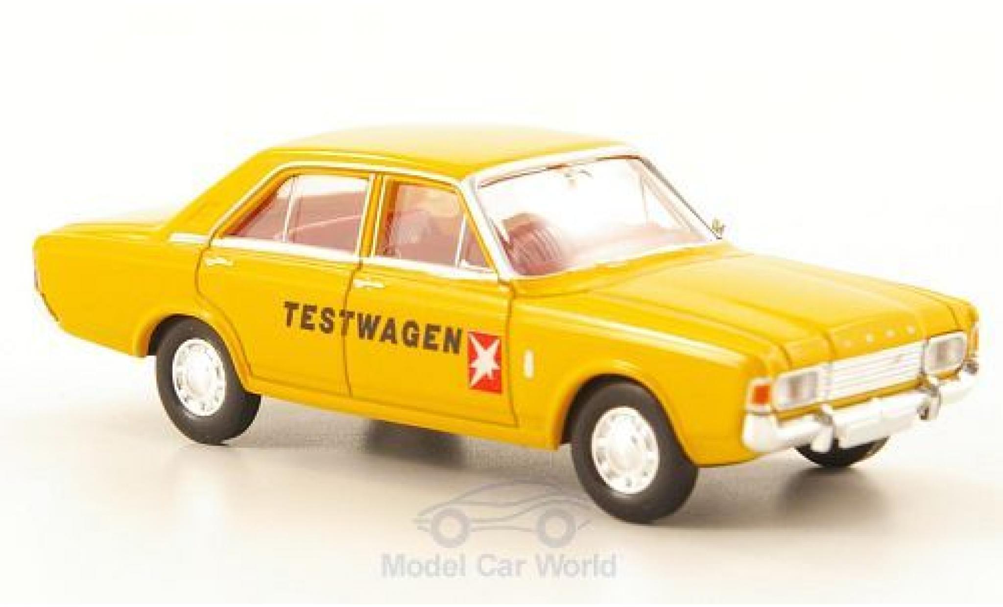 Ford 17M 1/87 Brekina 17m (P7b) Stern Testwagen ohne Vitrine modelauto