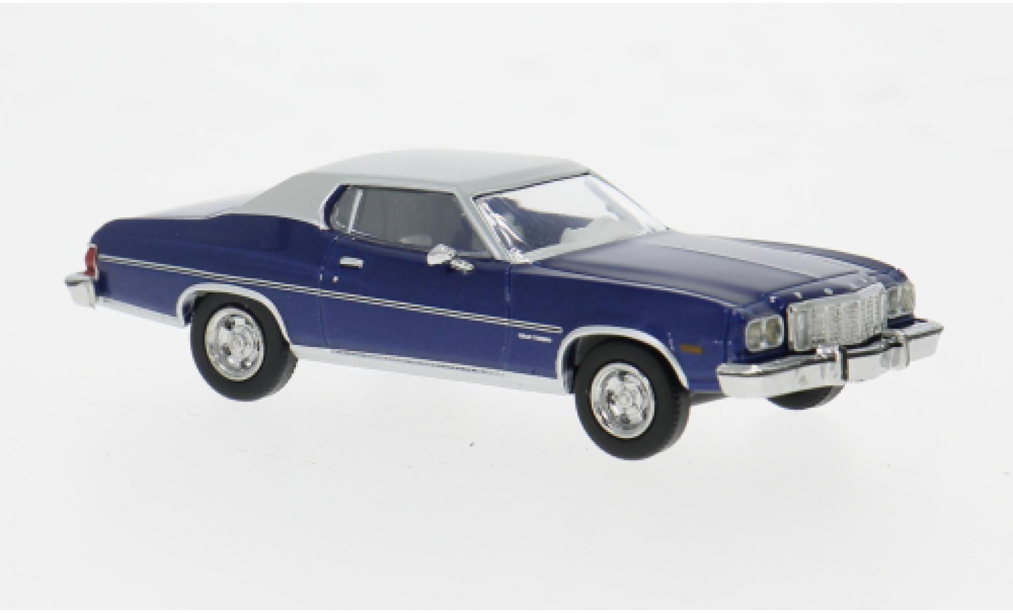 Ford Gran Torino 1/87 Brekina metallic blauw/grijs 1976 1:87 modelauto