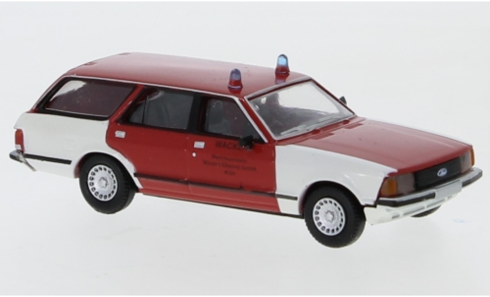 Ford Granada 1/87 Brekina II Turnier Werkfeuerwehr Wacker Chemie 1977 modelauto