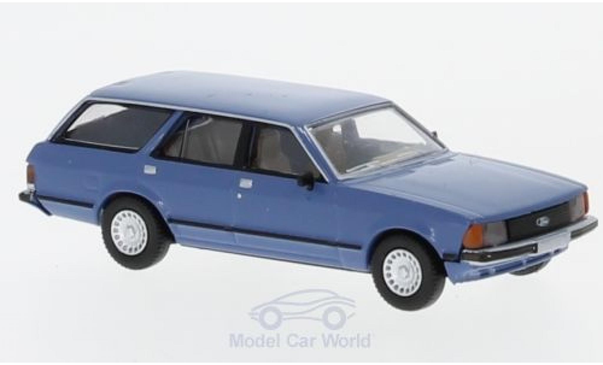 Ford Granada 1/87 Brekina MKII Turnier blauw 1978 modelauto
