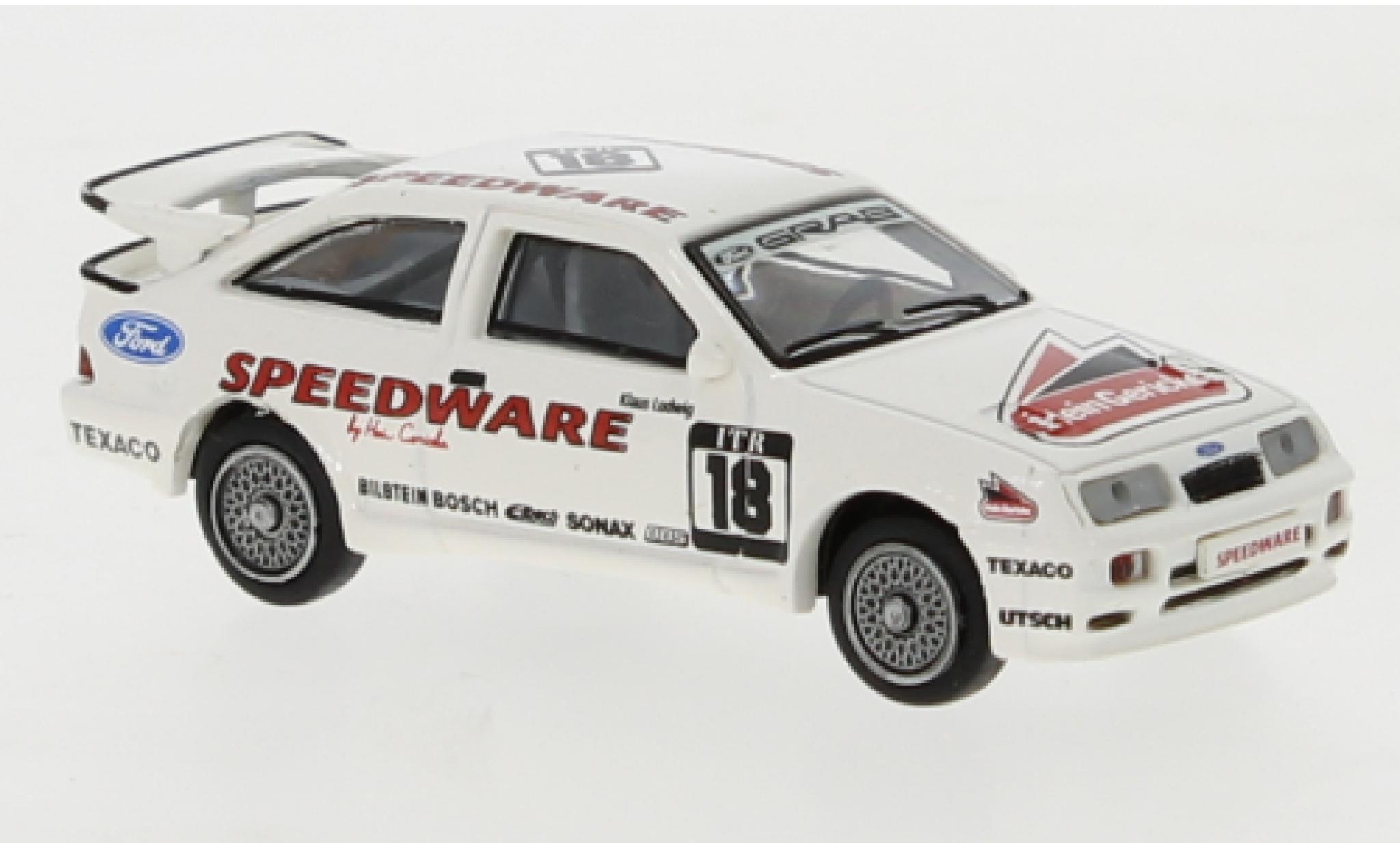 Ford Sierra 1/87 Brekina RS 500 Cosworth No.18 Hein Gericke DTM 1988 K.Ludwig modelauto