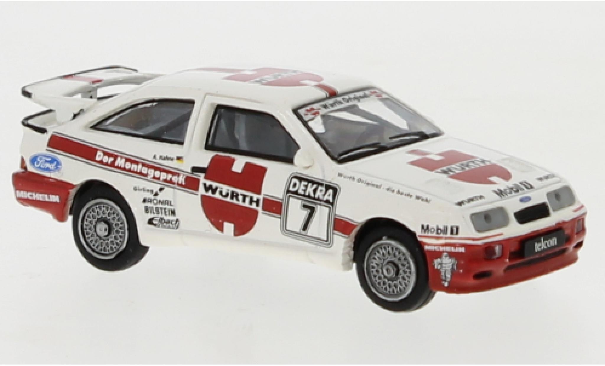 Ford Sierra 1/87 Brekina RS 500 Cosworth No.7 W&uuml;rth DTM 1989 A.Hahne modelauto