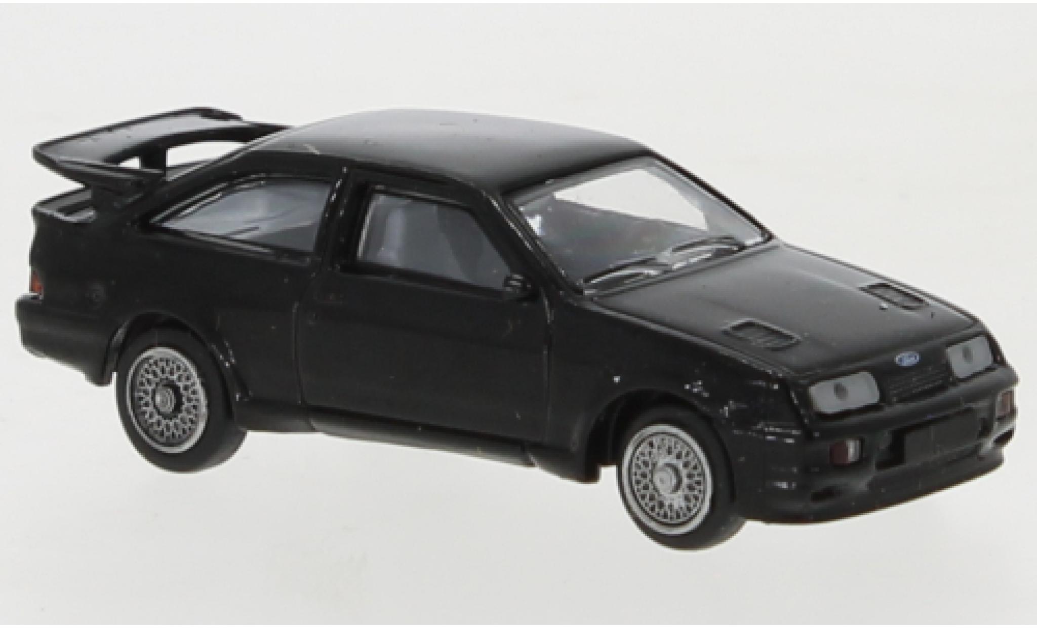 Ford Sierra 1/87 Brekina RS 500 Cosworth zwart 1986 modelauto