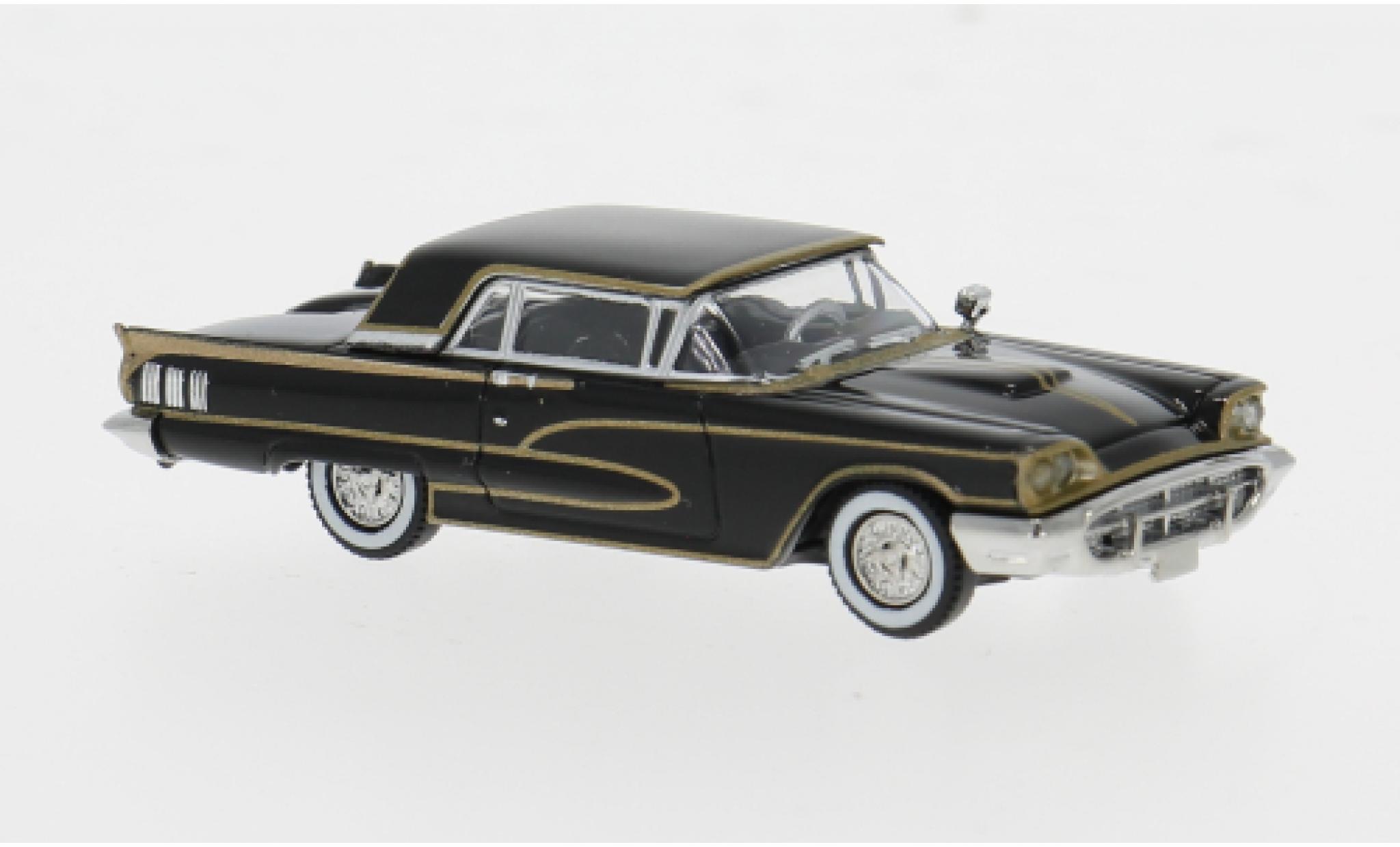 Ford Thunderbird 1/87 Brekina Cabriolet zwart/gold 1960 1:87 modelauto
