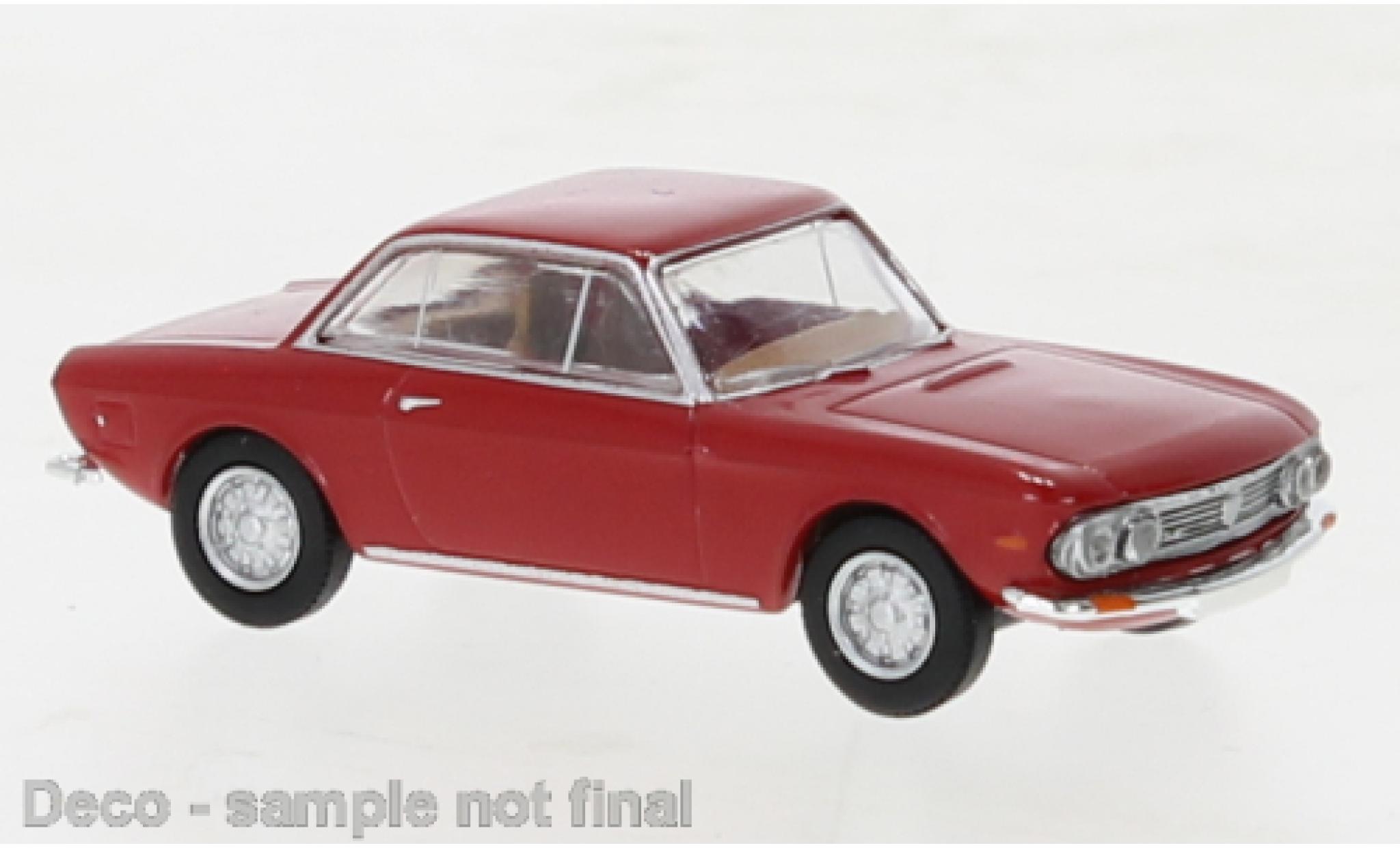Lancia Fulvia 1/87 Brekina Coupe rood 1970 1:87 modelauto