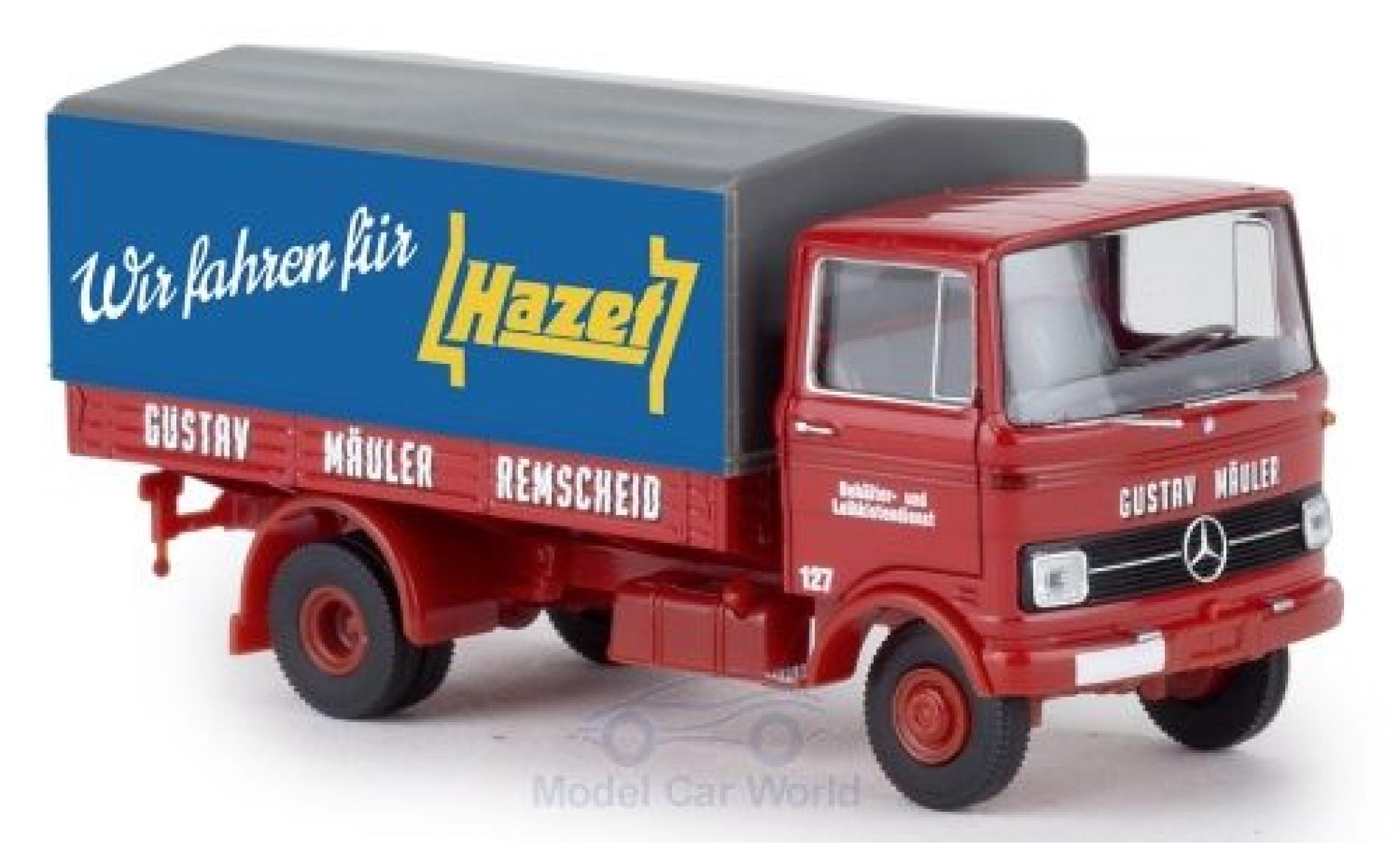 Mercedes LP 608 1/87 Brekina Gustav M&auml;uler/Hazet modelauto