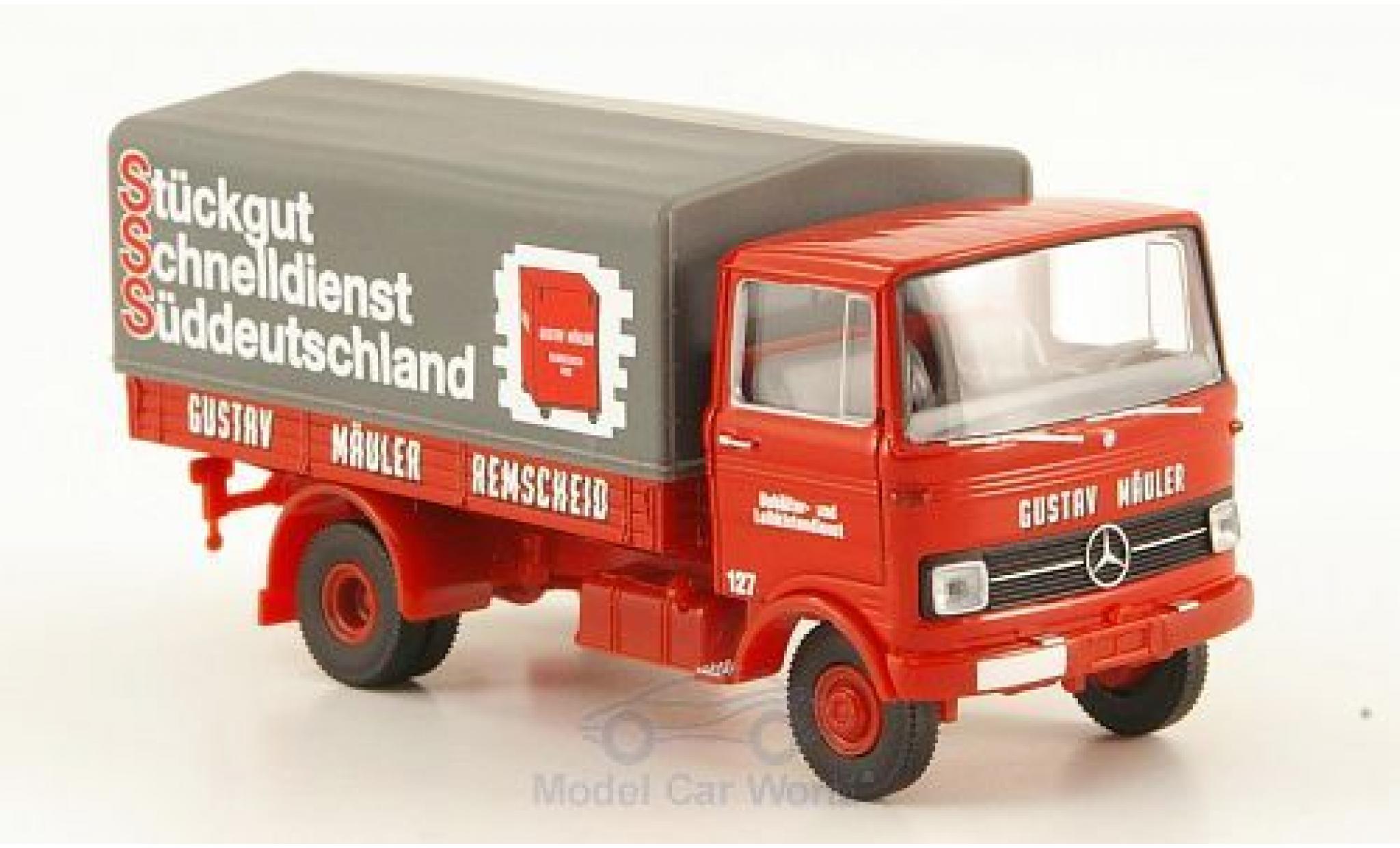 Mercedes LP 608 1/87 Brekina Gustav M&auml;uler Remscheid PP-LKW MS modelauto