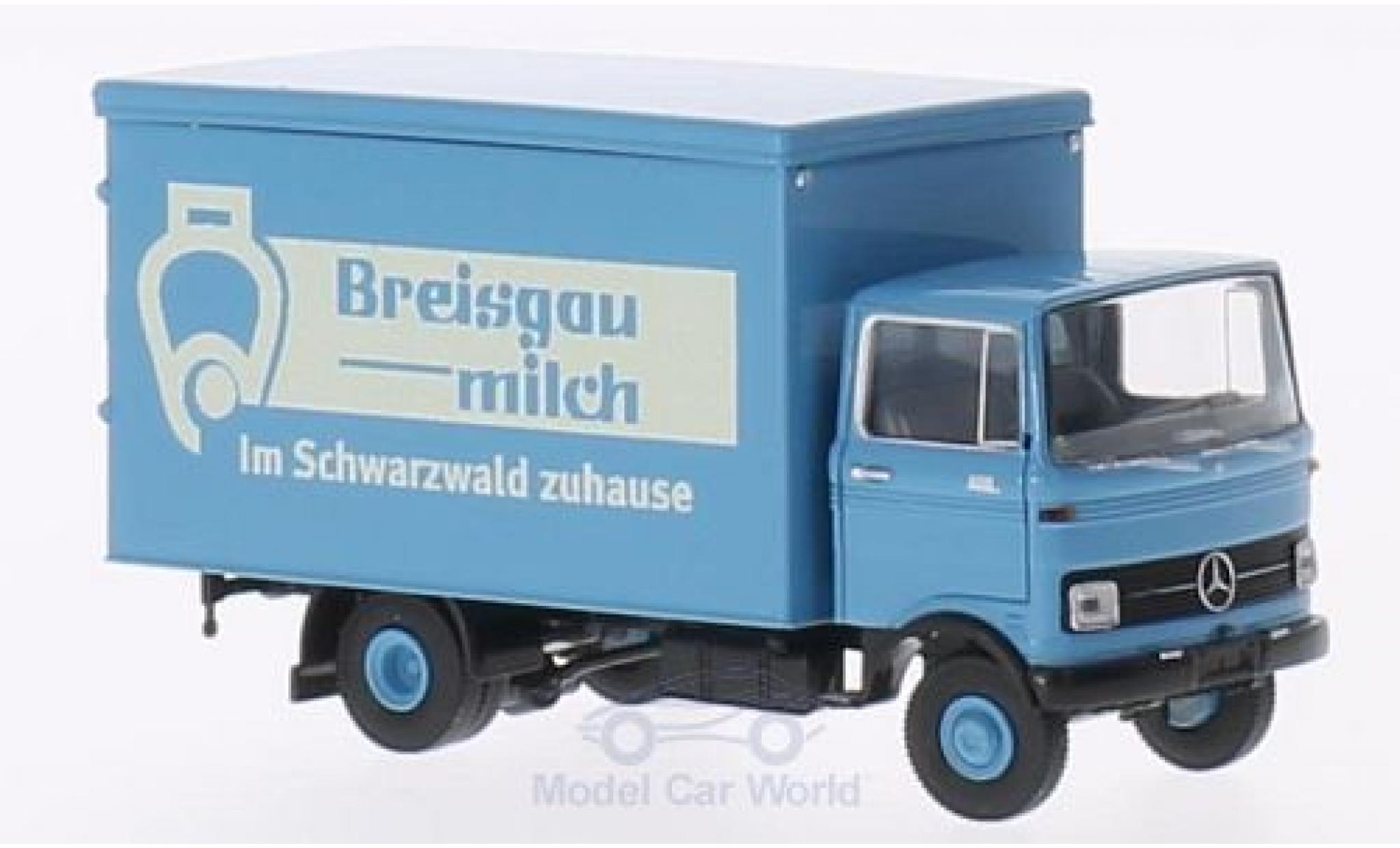 Mercedes LP 608 1/87 Brekina Koffer Breisgau Milch modelauto