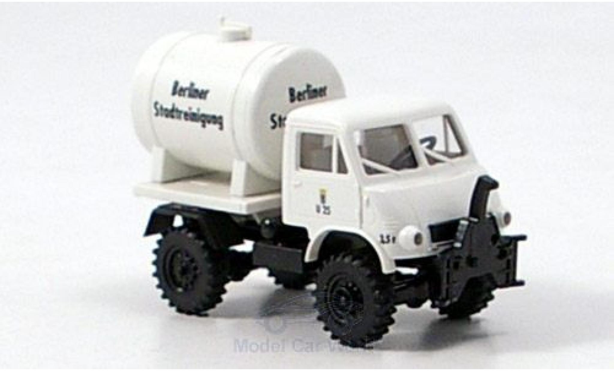 Mercedes Unimog 1/87 Brekina U 402 BSR mit Tank modelauto