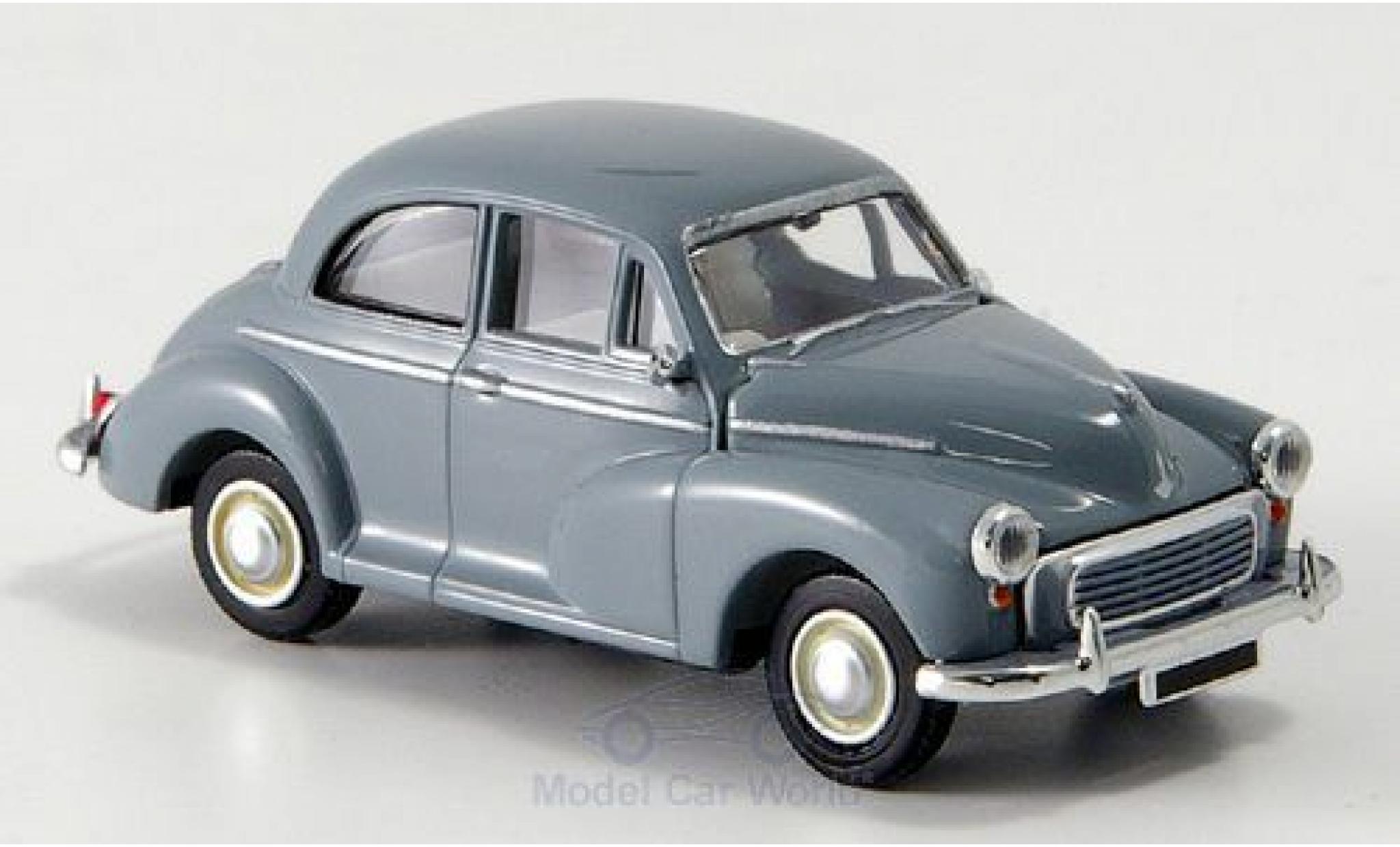 Morris Minor 1/87 Brekina grijs modelauto