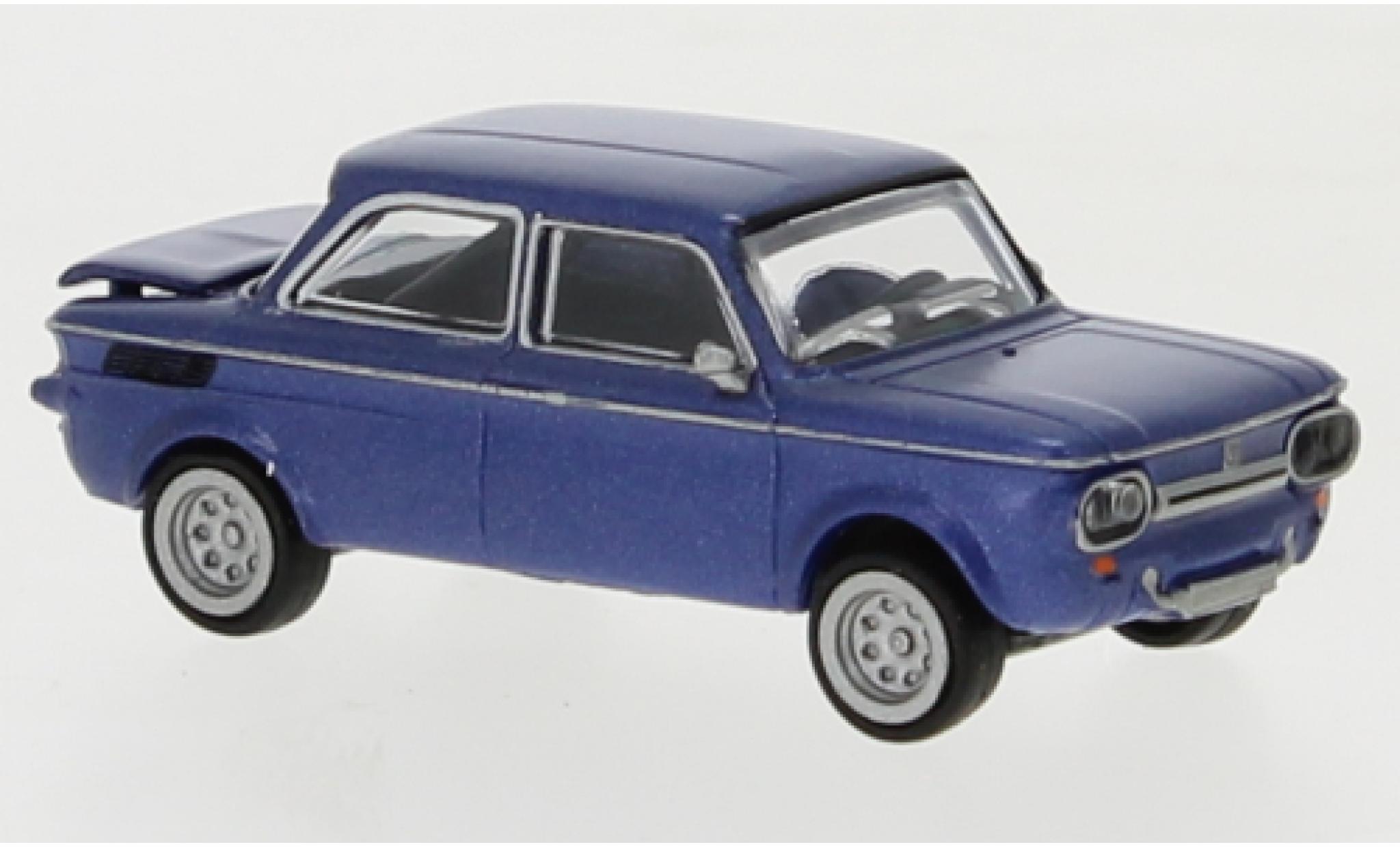 NSU TTS 1/87 Brekina metallic blauw 1966 modelauto