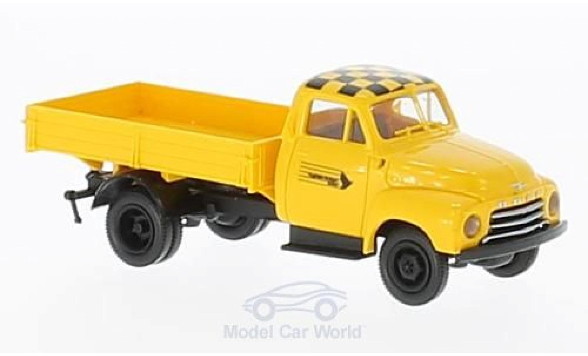 Opel Blitz 1/87 Brekina Flughafen Stuttgart Pritsche modelauto