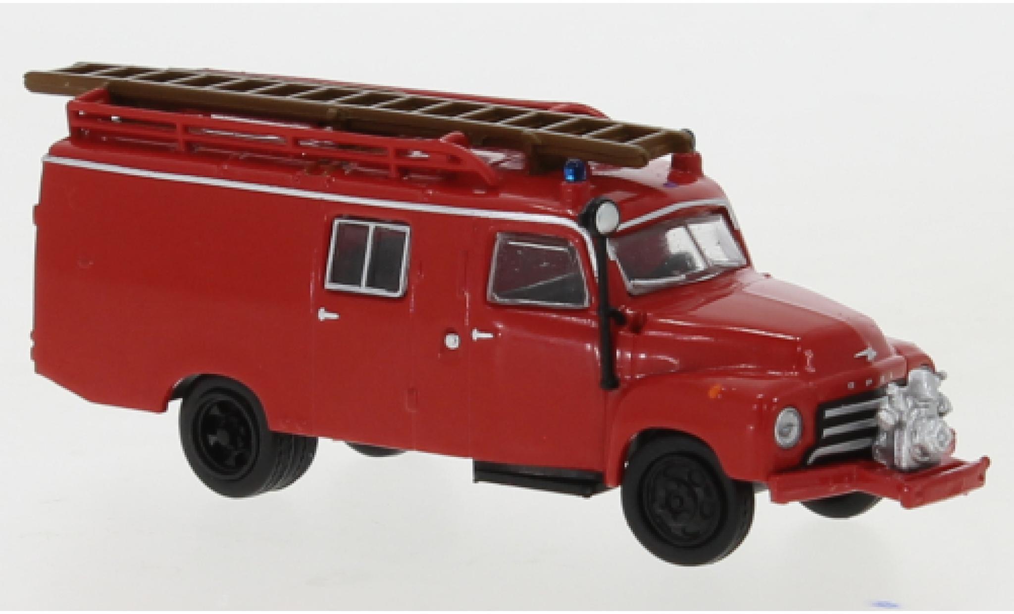 Opel Blitz 1/87 Brekina LF 8 rood 1952 modelauto