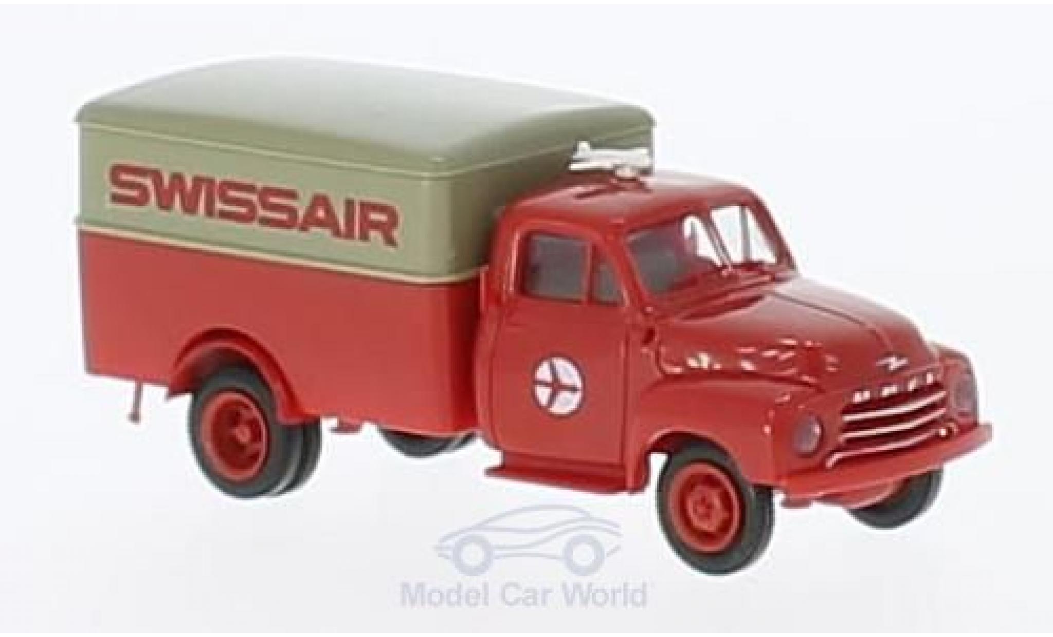 Opel Blitz 1/87 Brekina Swissair Koffer modelauto