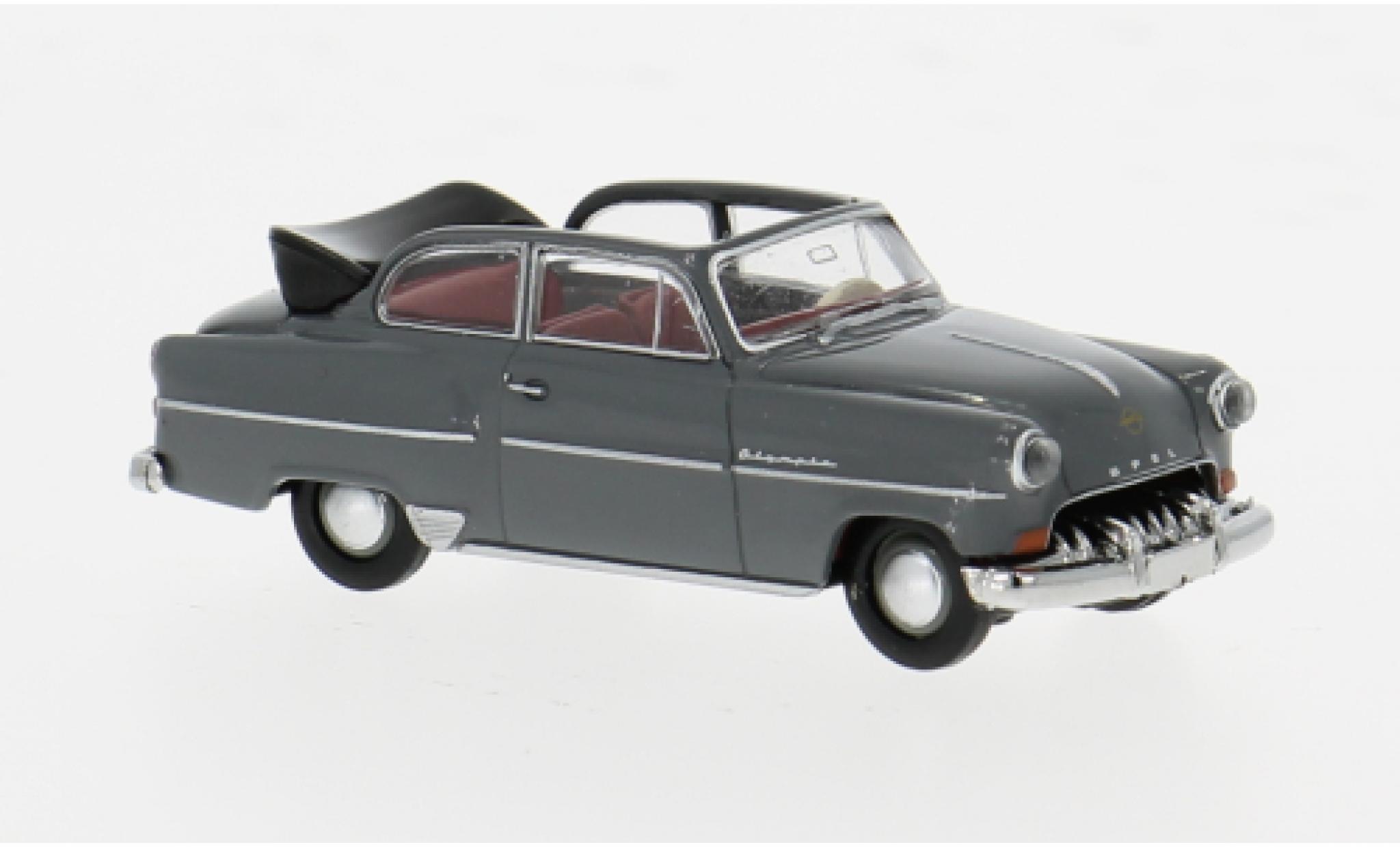 Opel Olympia 1/87 Brekina Cabrio grijs 1954 1:87 modelauto
