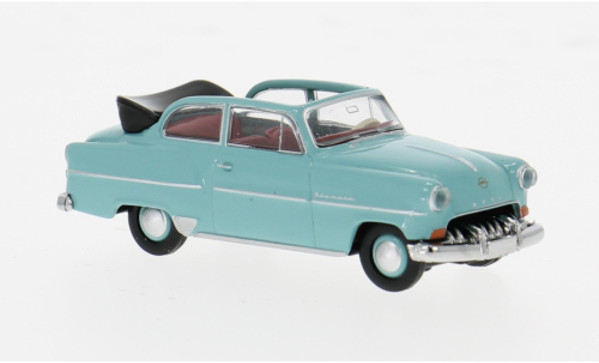 Opel Olympia 1/87 Brekina Cabrio turquoise 1954 1:87 modelauto