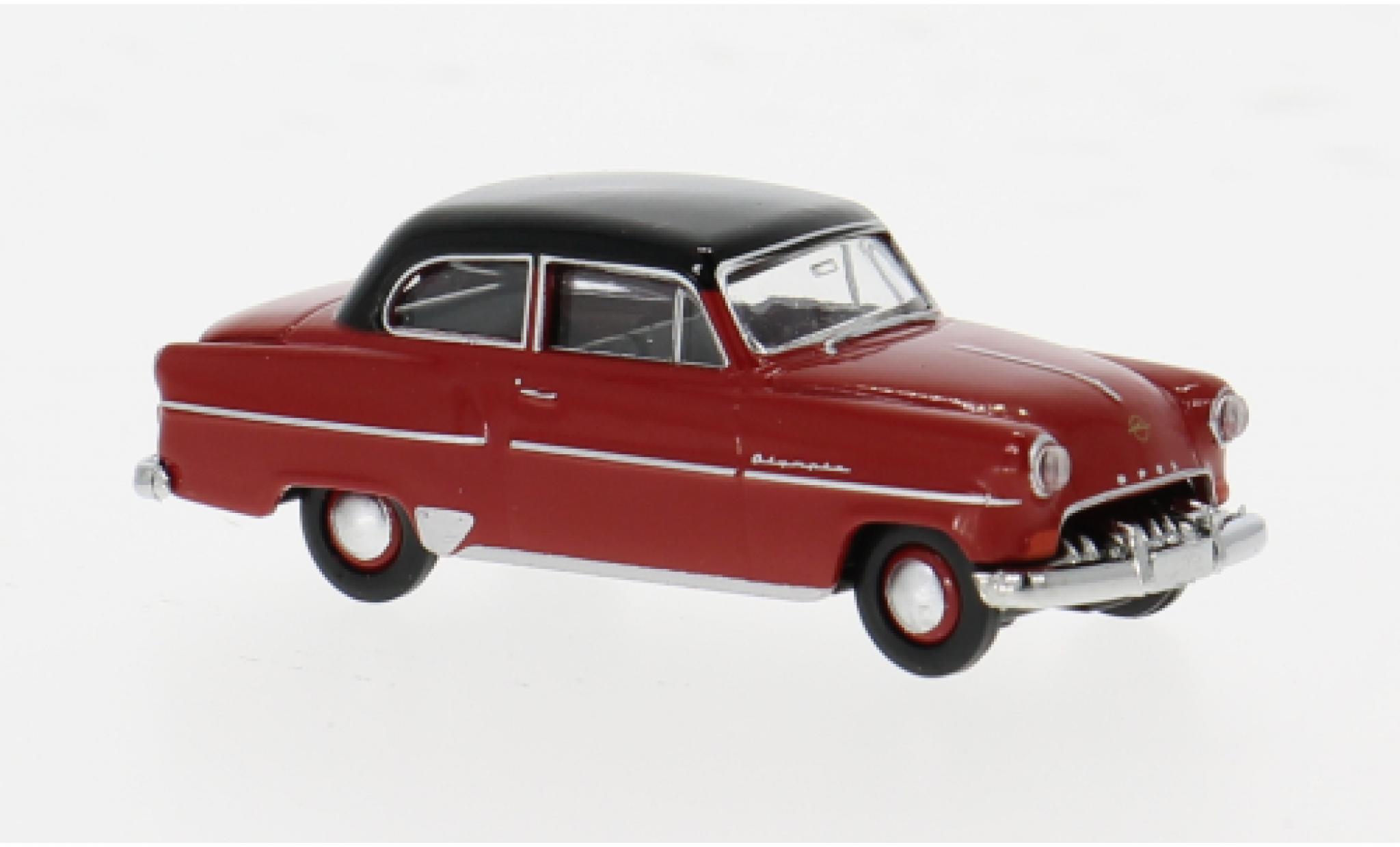 Opel Olympia 1/87 Brekina rood 1954 1:87 modelauto