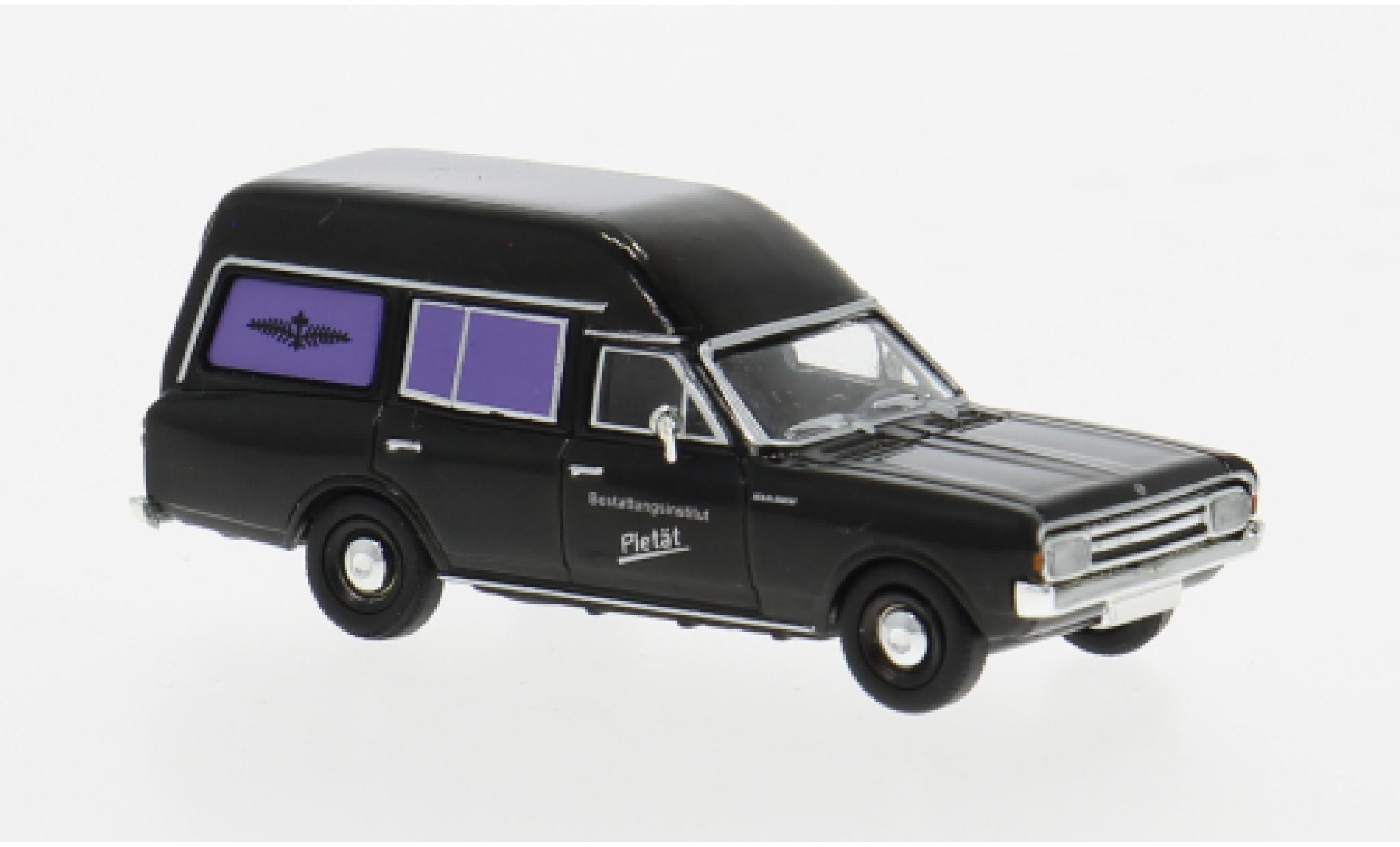 Opel Rekord 1/87 Brekina C Bestattungswagen Piet&auml;t 1968 1:87 modelauto