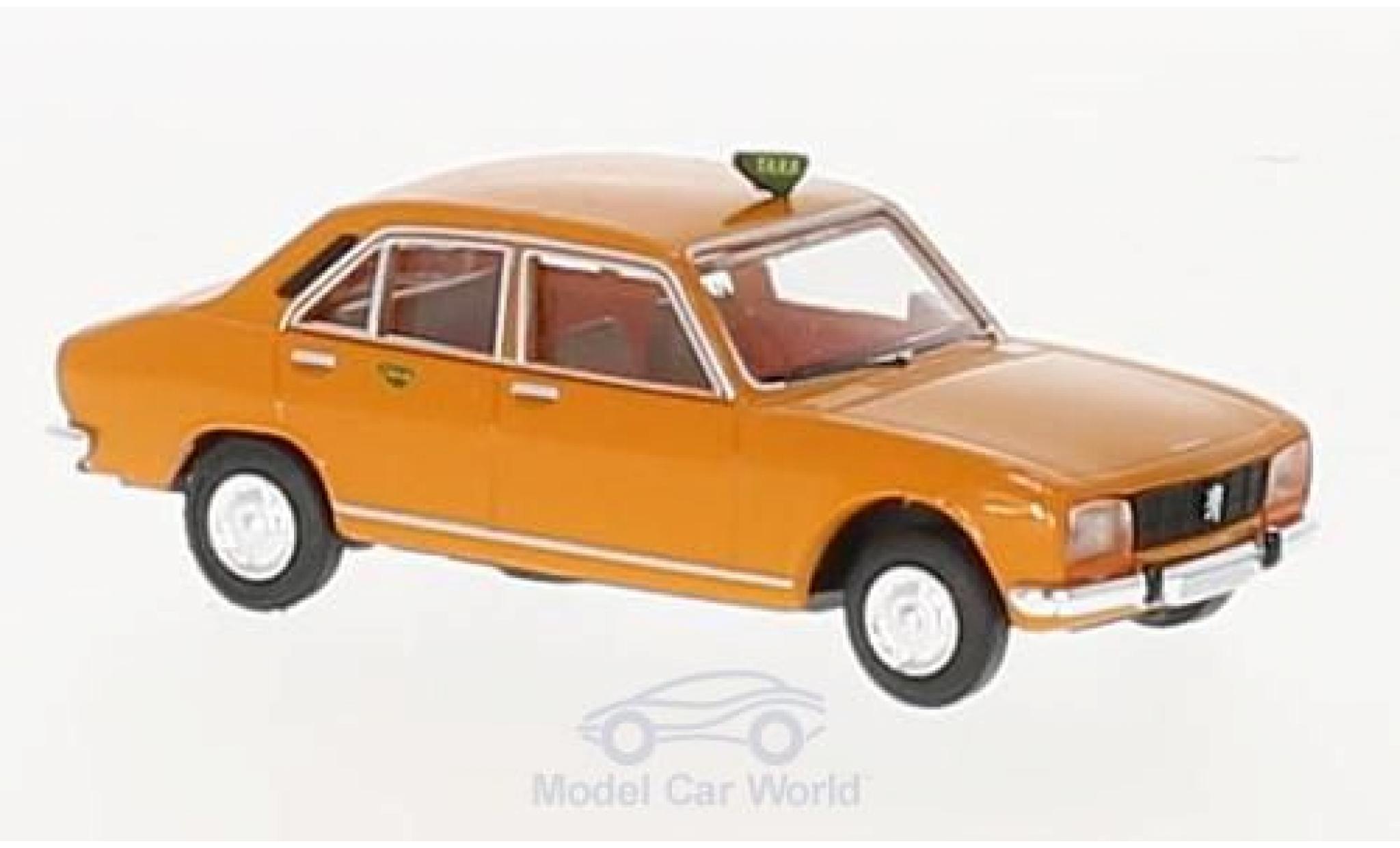 Peugeot 504 1/87 Brekina Taxa (DK) modelauto