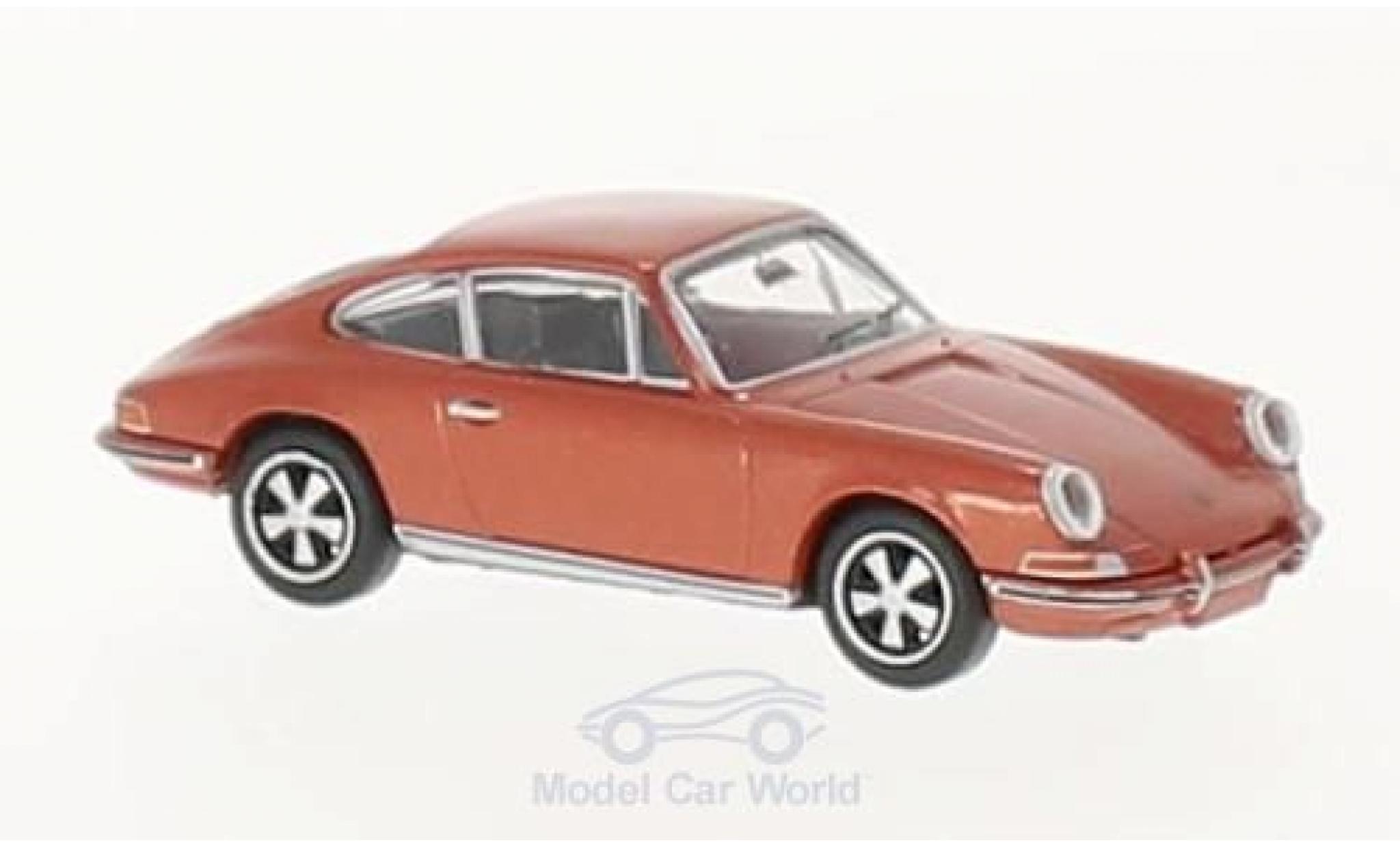 Porsche 911 SC 1/87 Brekina metallic roze modelauto