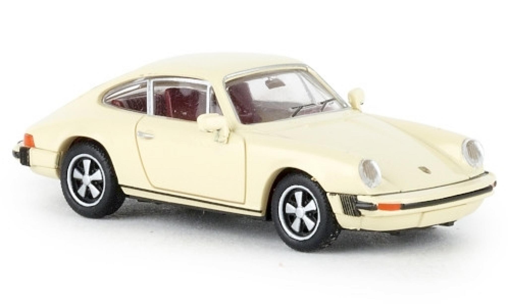 Porsche 912 1/87 Brekina G beige 1976 modelauto