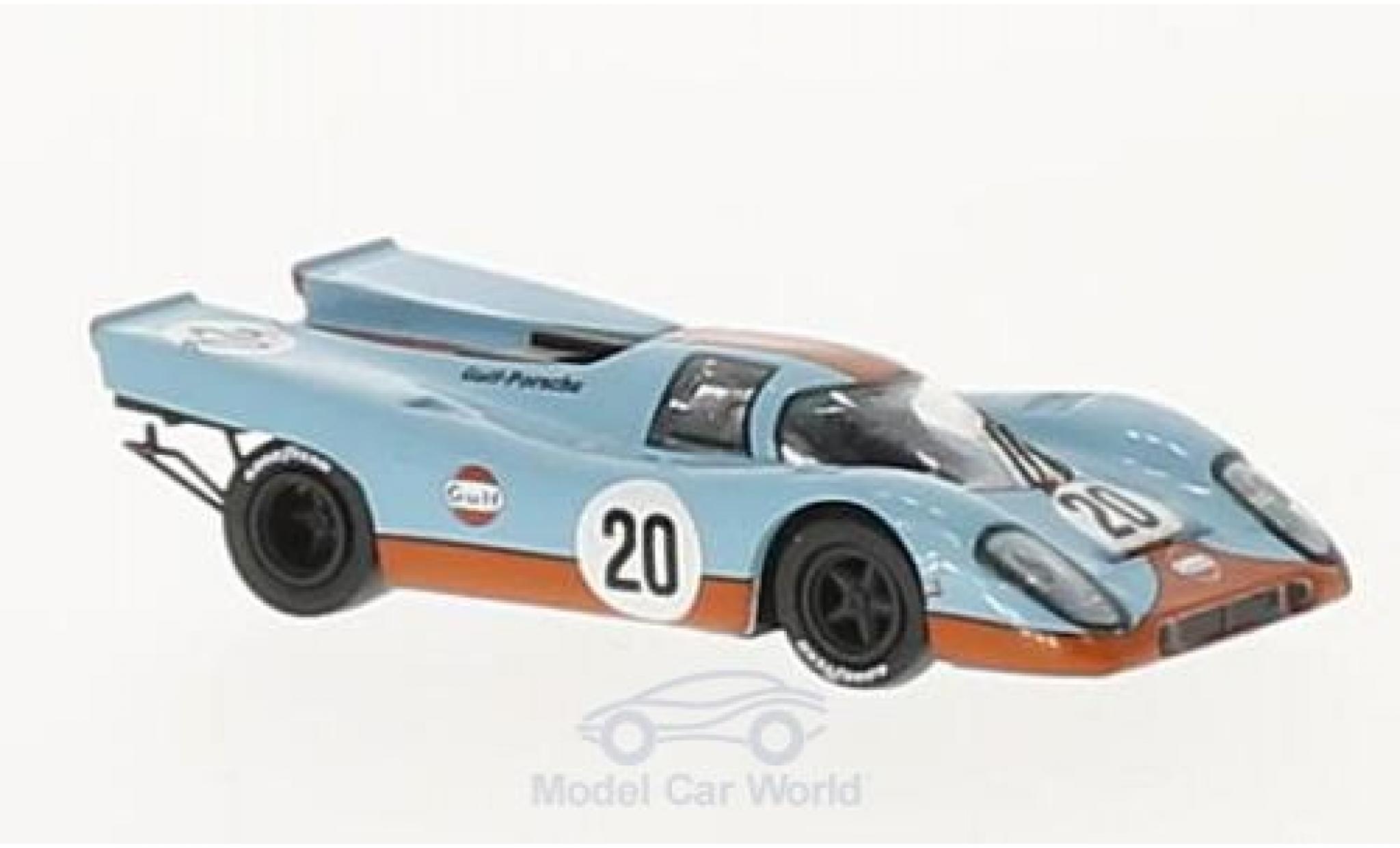 Porsche 917 1970 1/87 Brekina K No.20 Gulf Team John Wyer Gulf 24h Le Mans 1970 J.Siffert/B.Redman modelauto