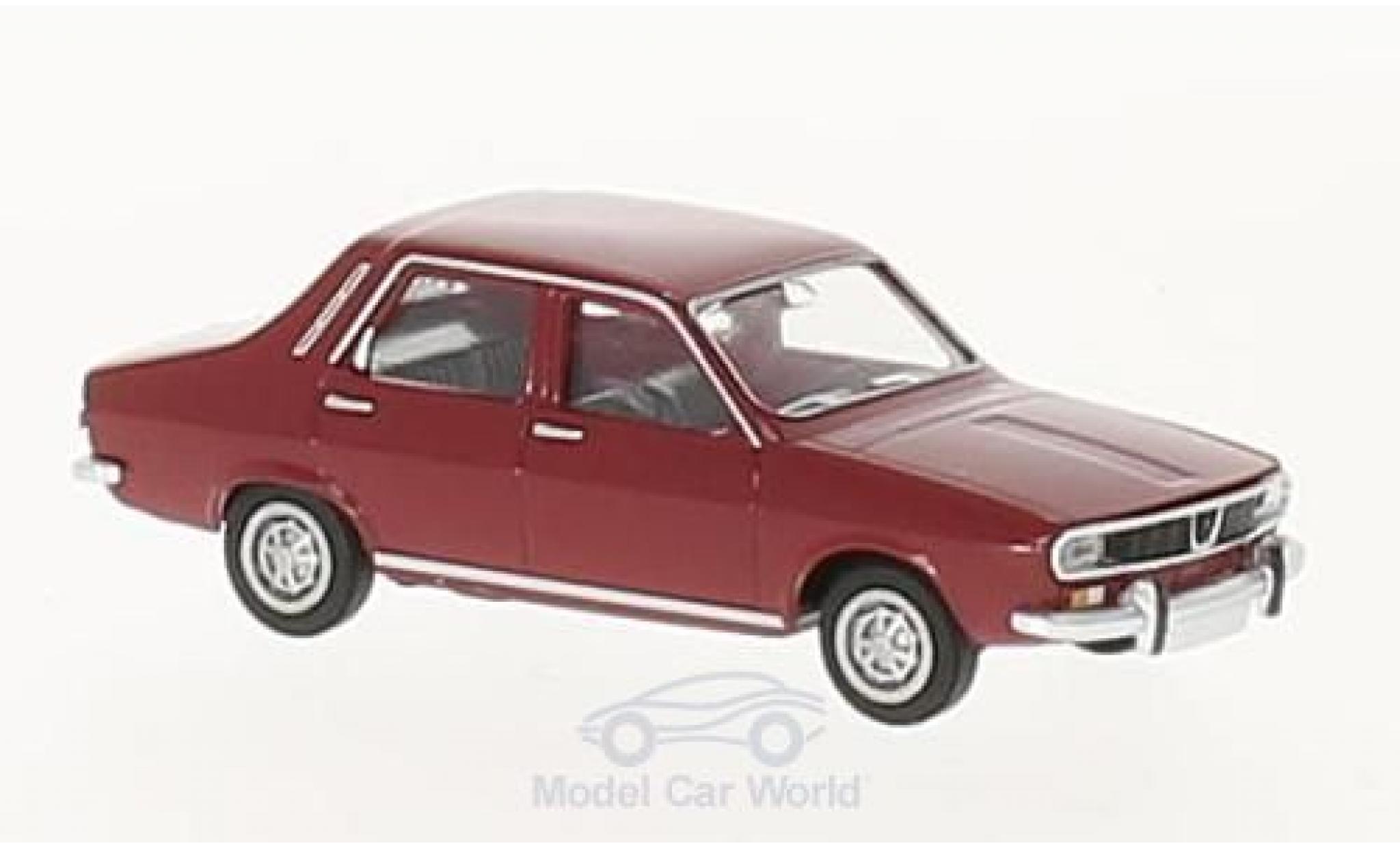 Renault 12 TL 1/87 Brekina TL rood modelauto