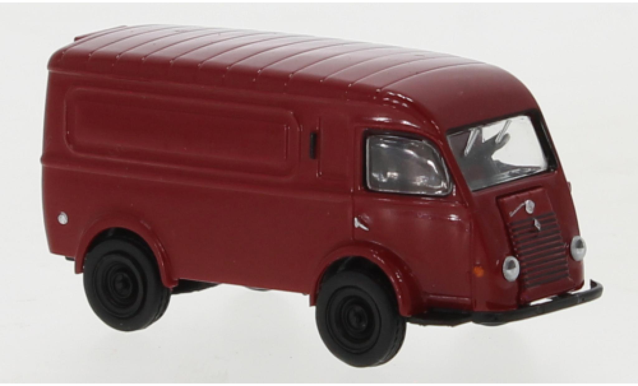 Renault Goelette 1/87 Brekina rood 1950 modelauto