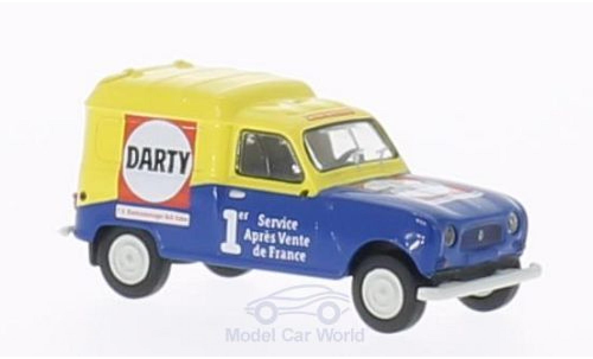 Renault 4 L 1/87 Brekina R Bestelbusje Darty modelauto