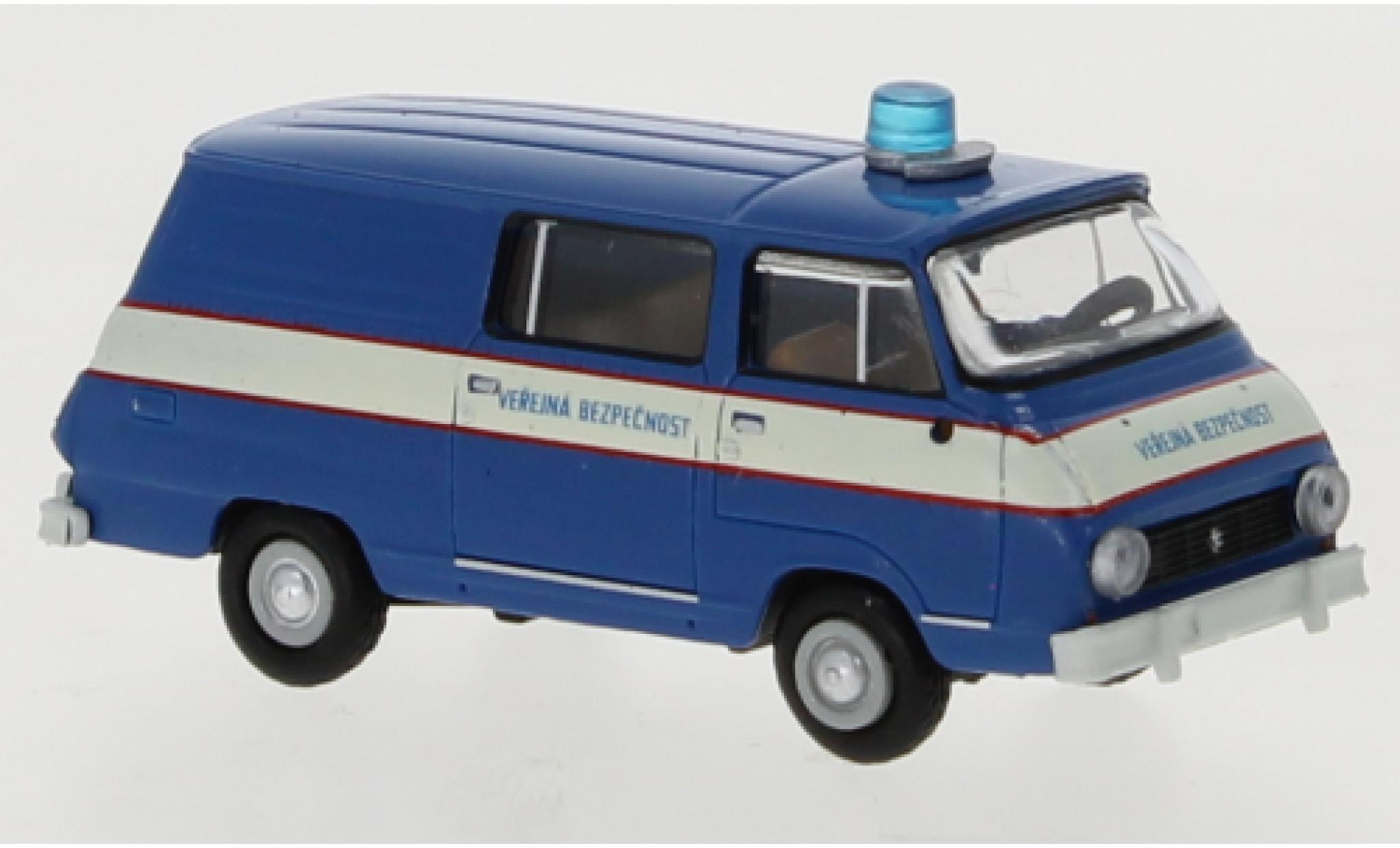 Skoda 1203 1/87 Brekina Halbbus blauw VB 1969 modelauto