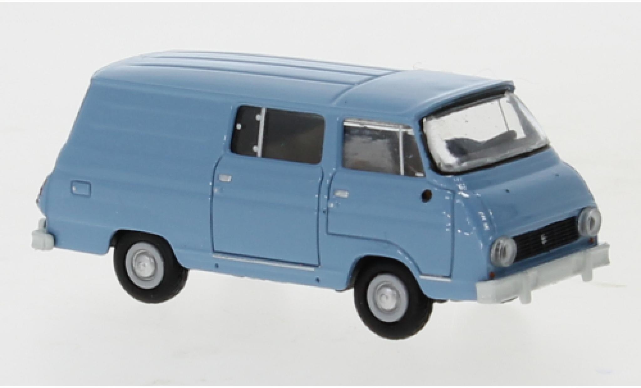 Skoda 1203 1/87 Brekina Halbbus blauw 1969 modelauto