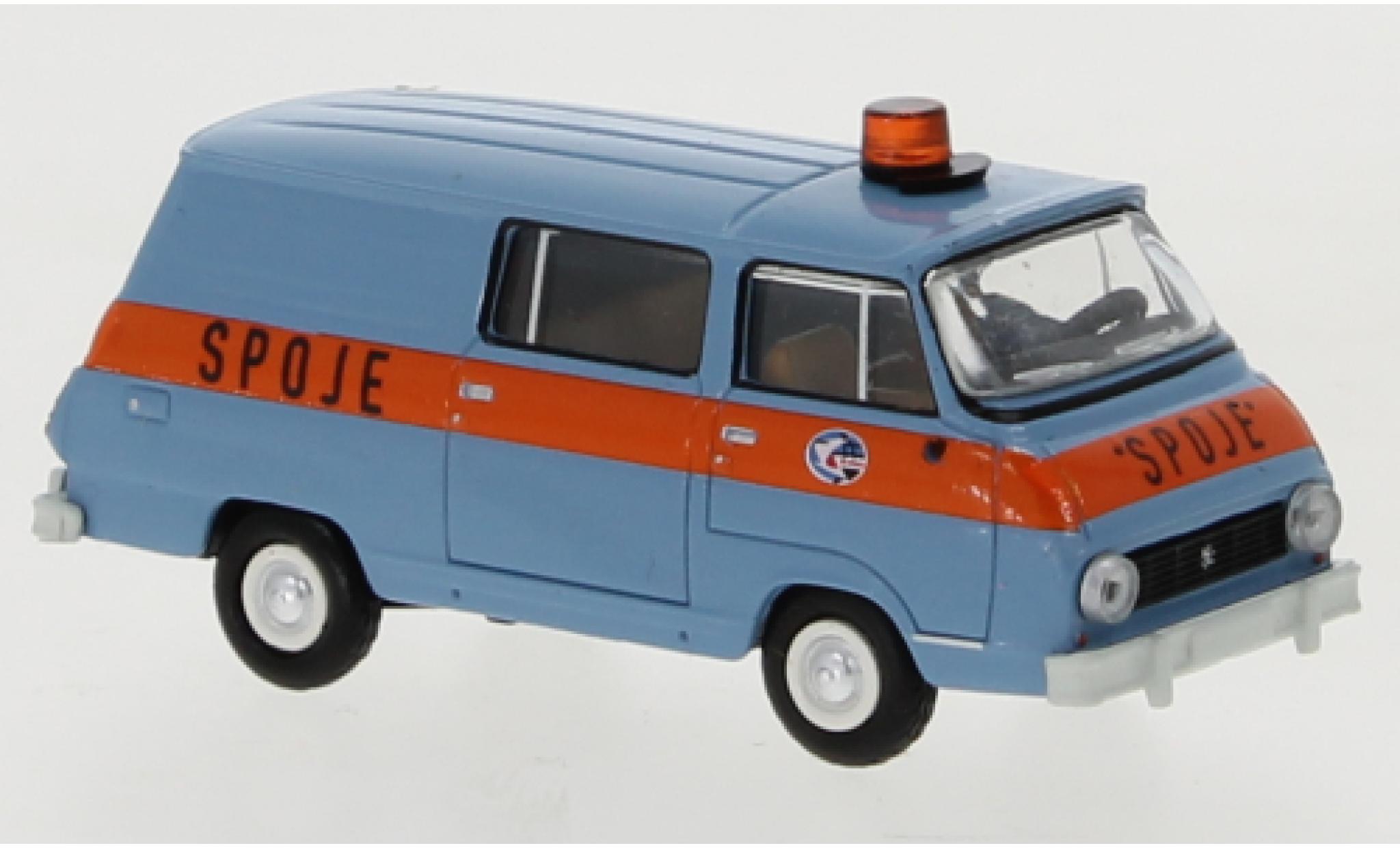 Skoda 1203 1/87 Brekina Halbbus Spoje 1969 modelauto