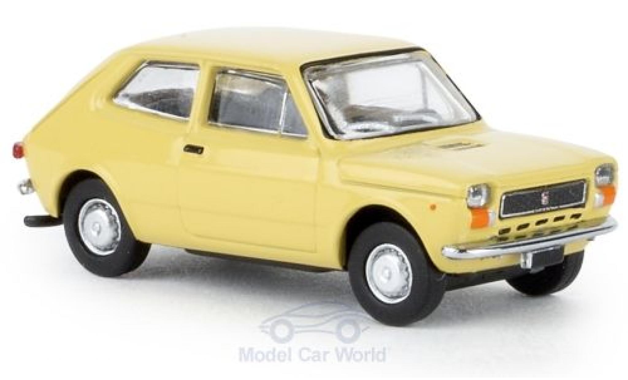 Fiat 127 1/87 Brekina beige 1971 modelauto