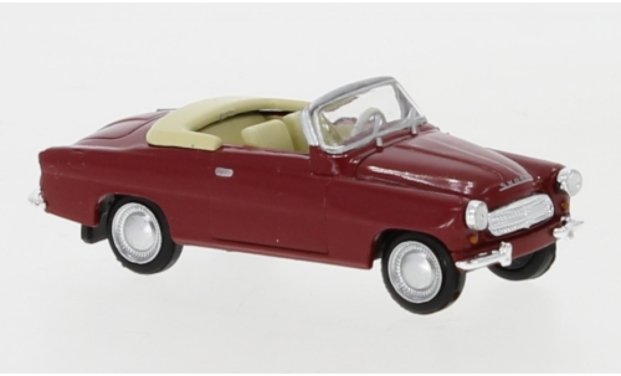 Skoda Felicia 1/87 Brekina rood 1959 modelauto