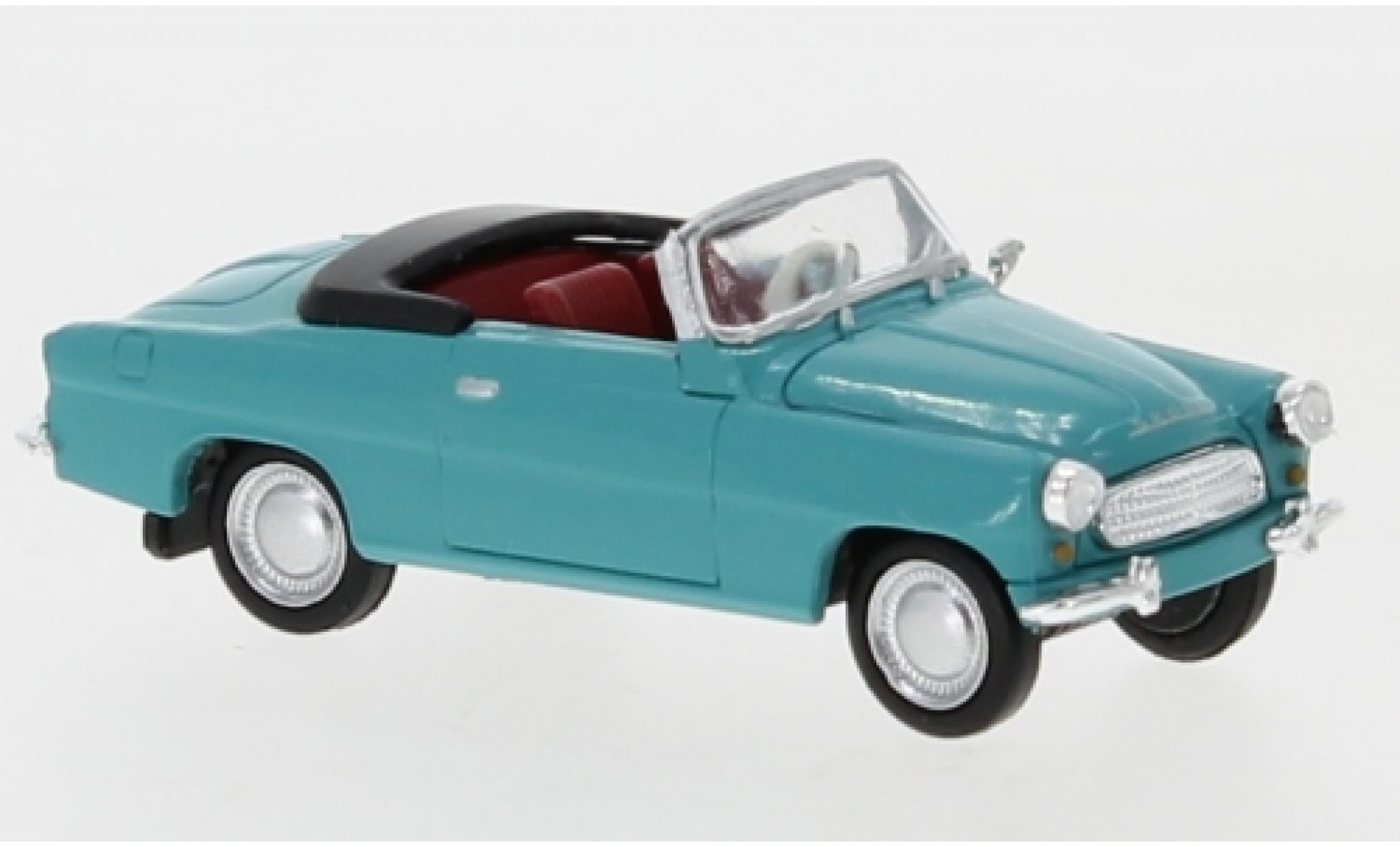 Skoda Felicia 1/87 Brekina blauw 1959 modelauto