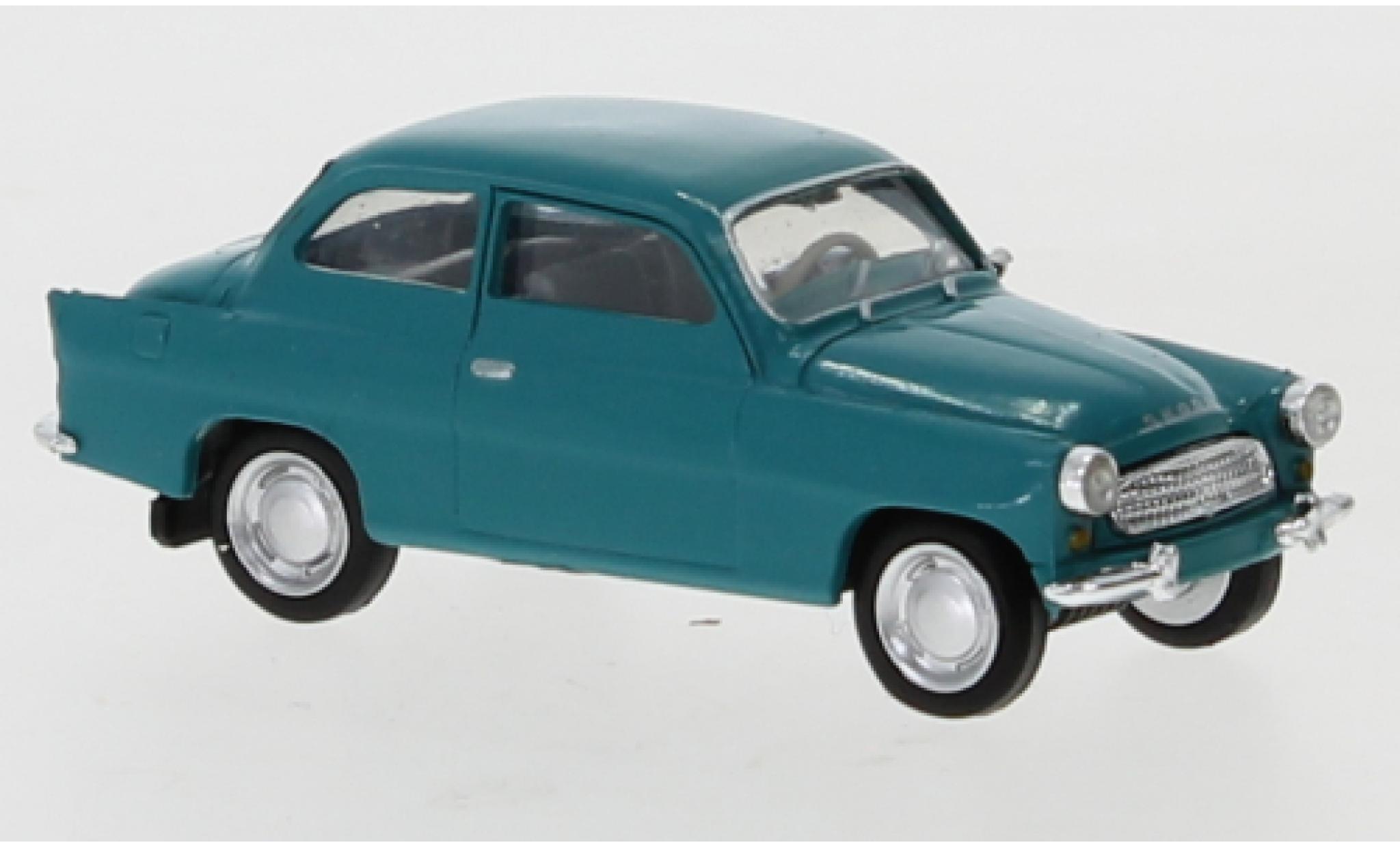 Skoda Octavia 1/87 Brekina blauw 1960 modelauto