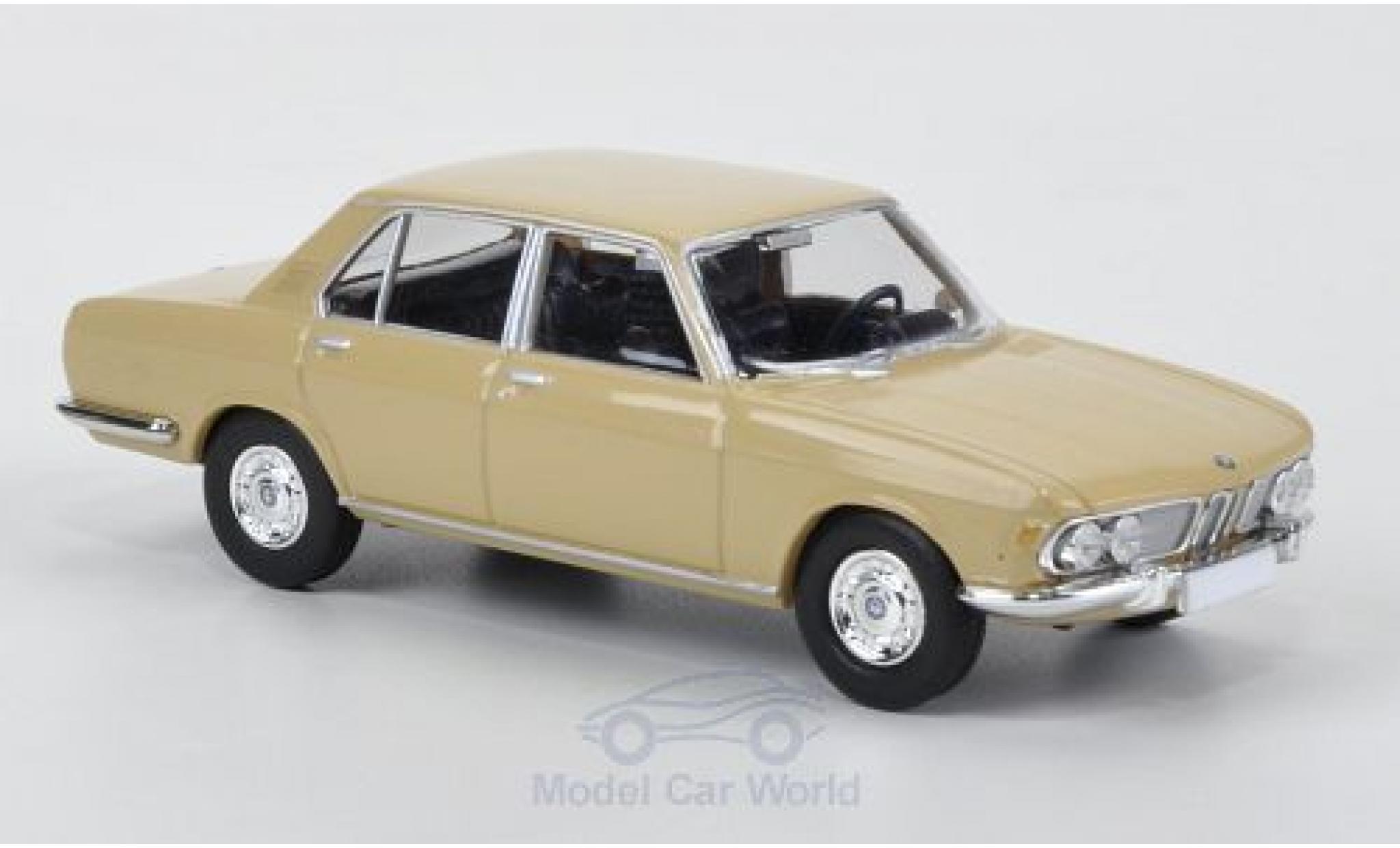 Bmw 2500 1/87 Brekina beige modelauto