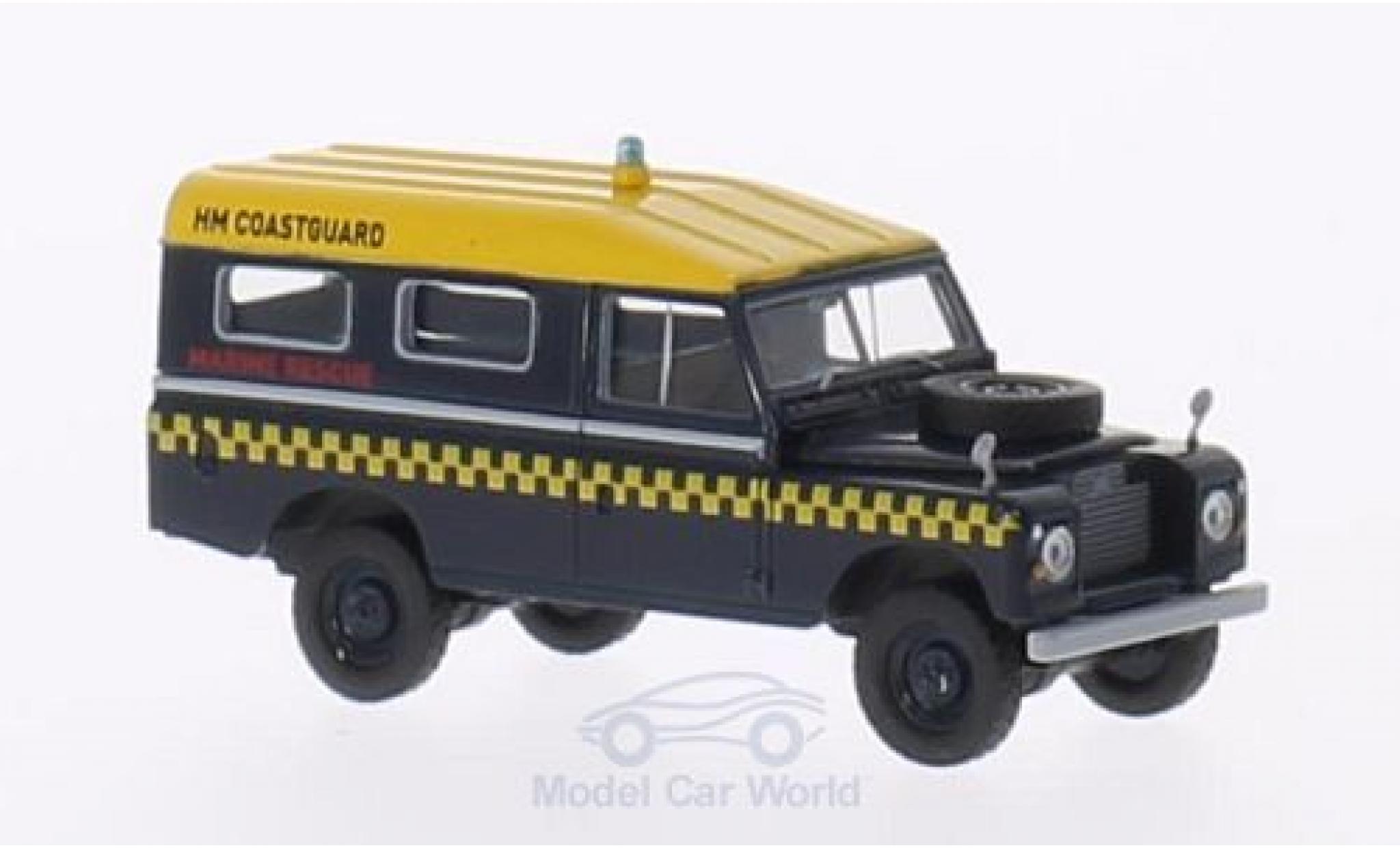 Land Rover 109 1/18 Brekina Station RHD HM Coastguard (GB) Marine Rescue modelauto
