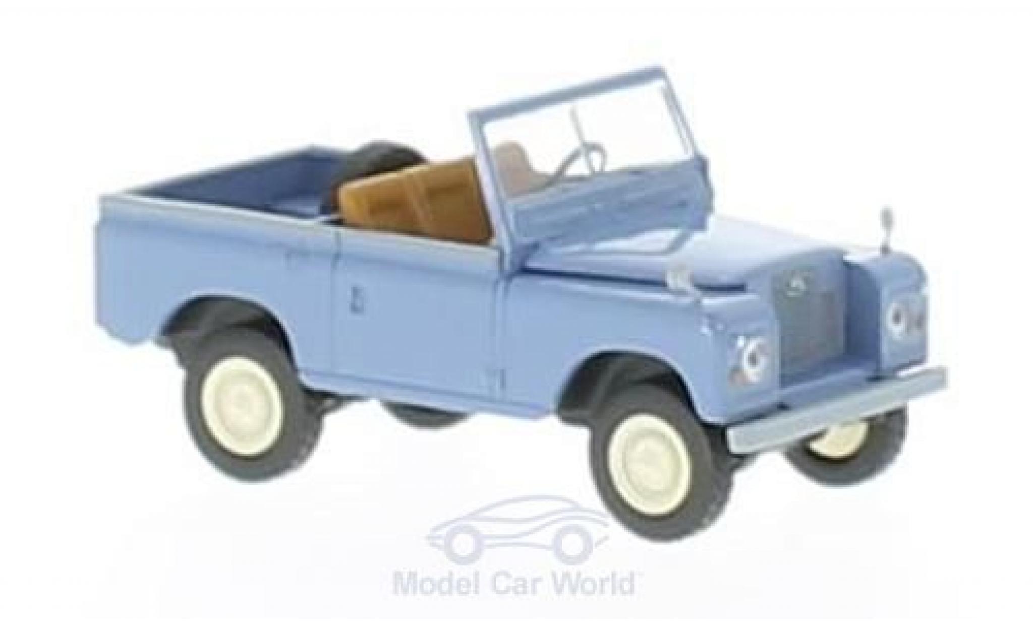 Land Rover 88 1/18 Brekina blauw modelauto