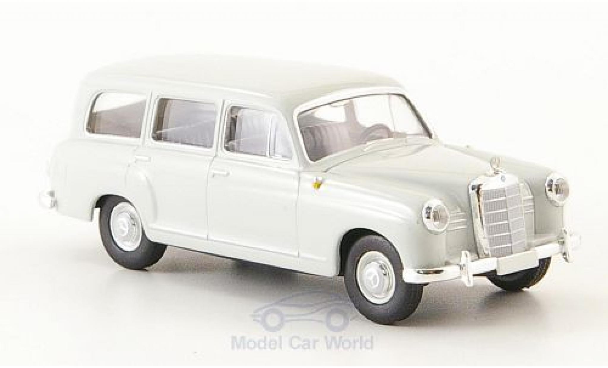 Mercedes 180 1/87 Brekina Stationwagen (W120) grijs 1955 modelauto
