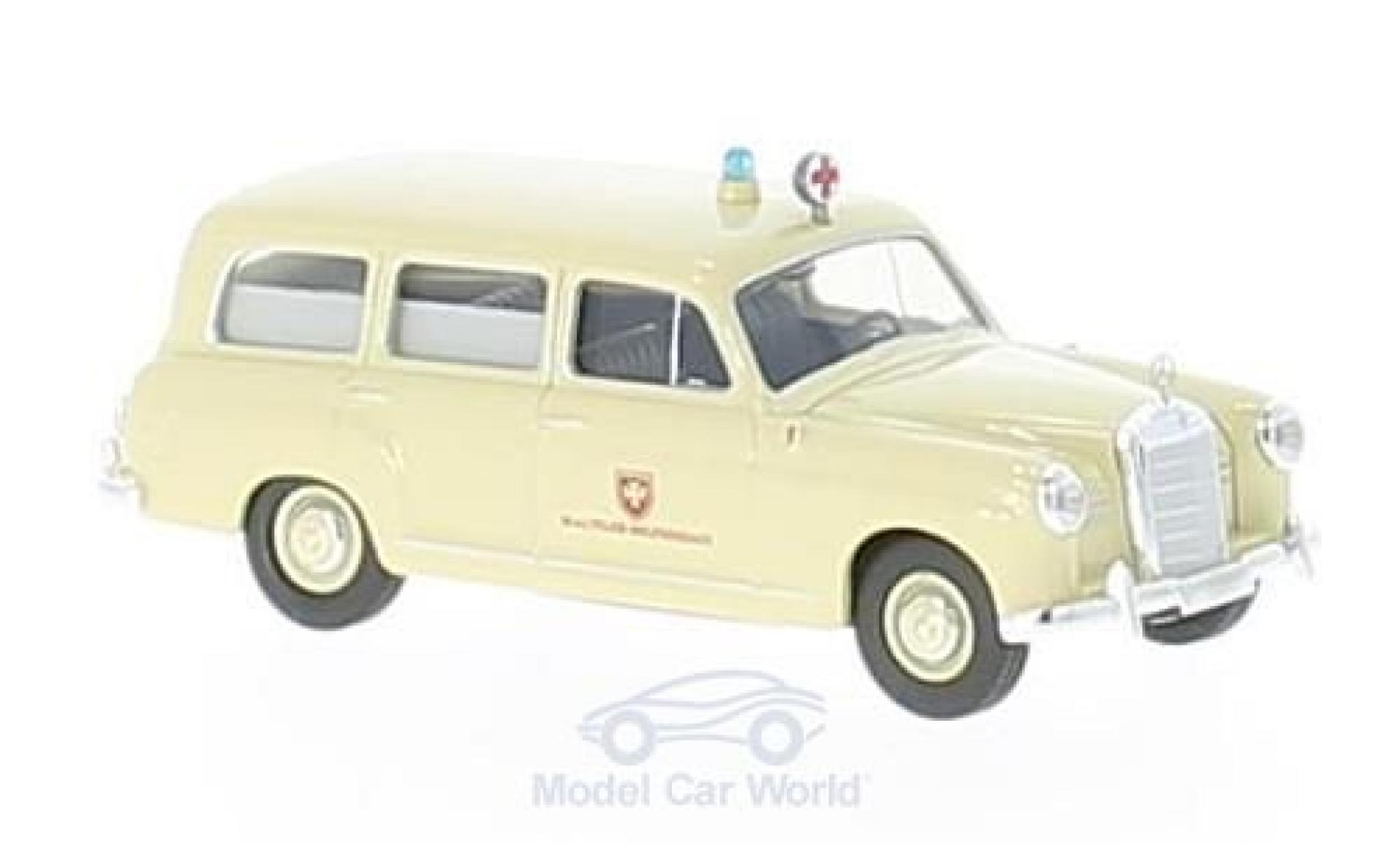Mercedes 180 1/87 Brekina Malteser Krankenwagen modelauto