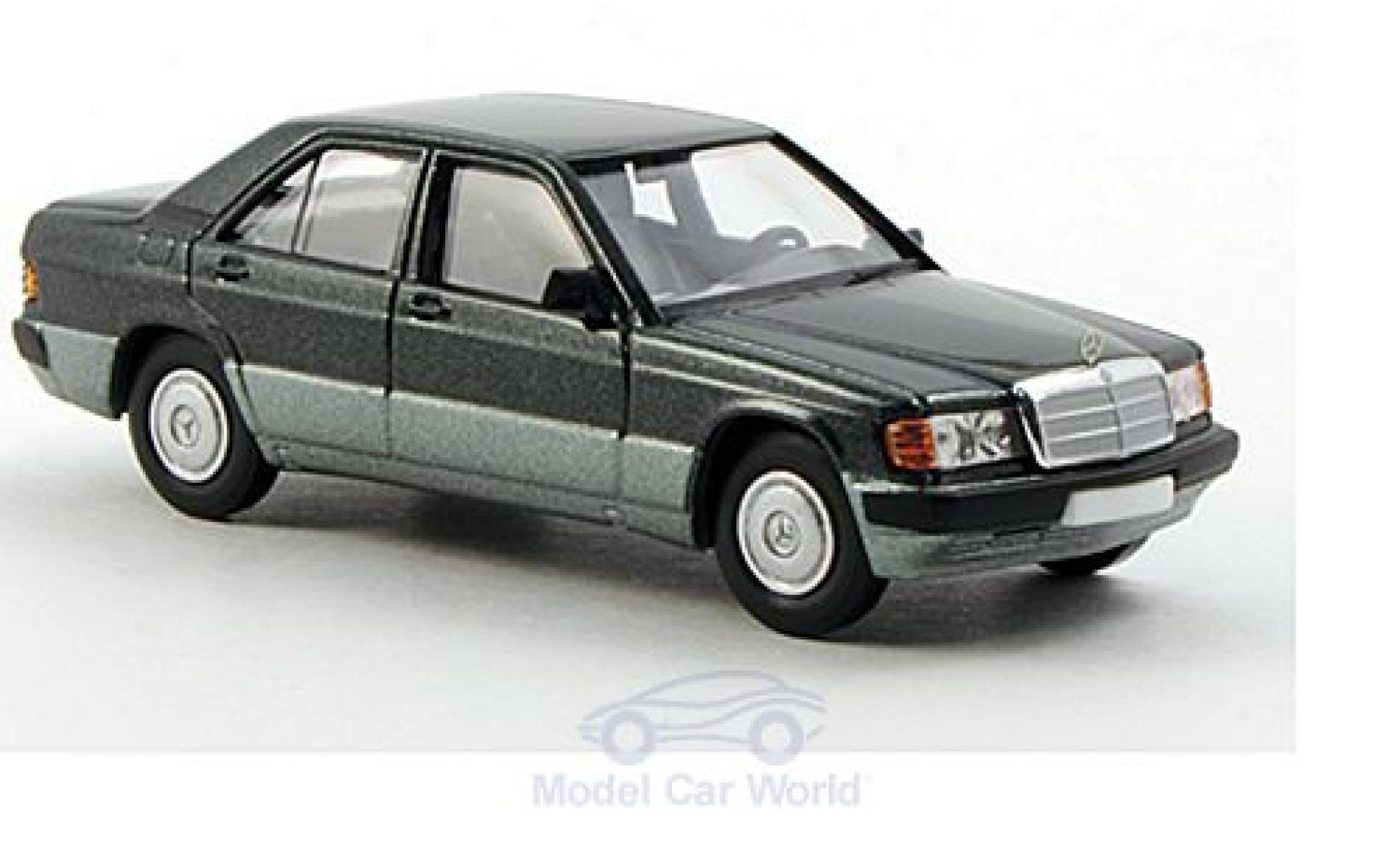Mercedes 190 E 1/87 Brekina D (W201) metallic groen modelauto