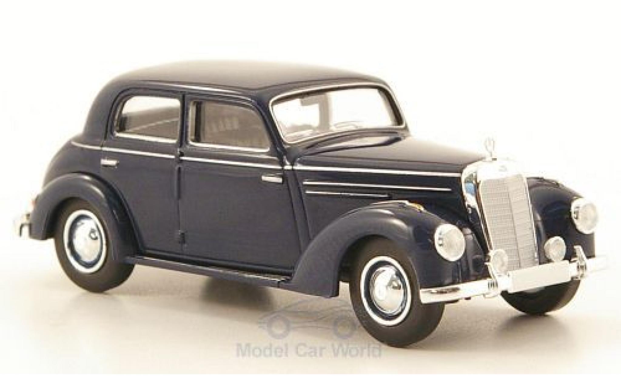 Mercedes 220 1/87 Brekina (W187) blauw modelauto