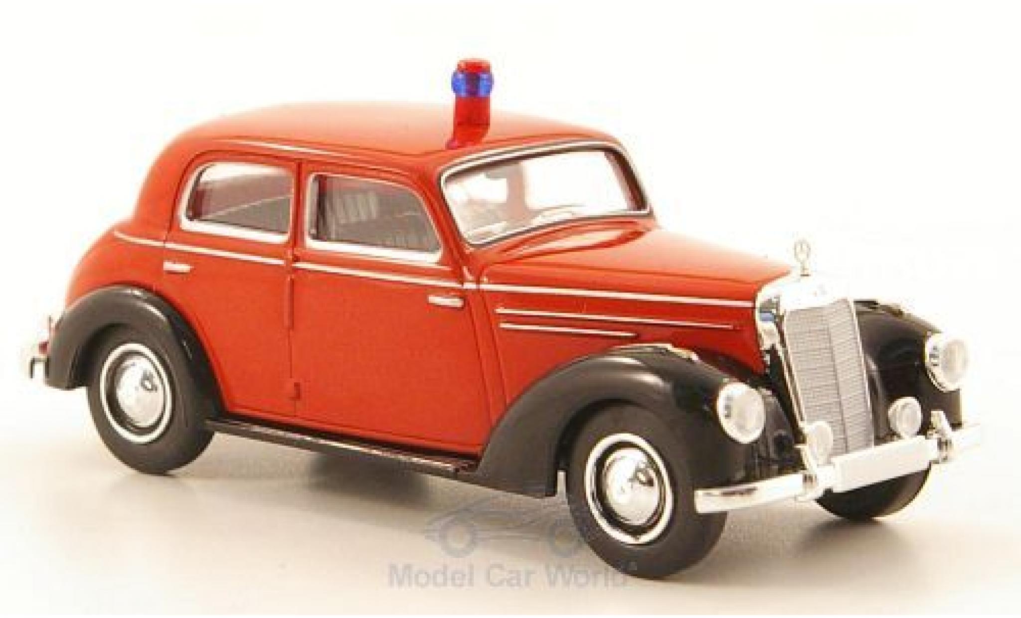Mercedes 220 1/87 Brekina (W187) Brandweer modelauto