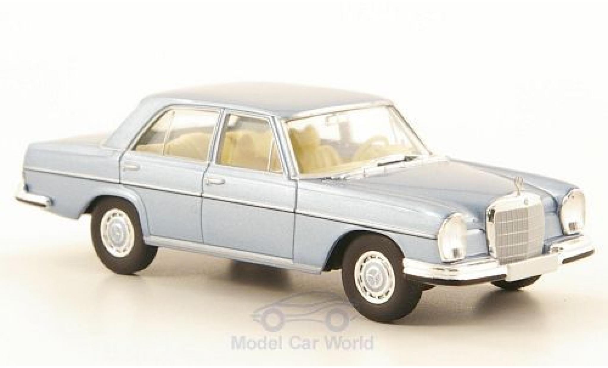 Mercedes 280 SE 1/87 Brekina SE 3.5 (W108) metallic blauw modelauto